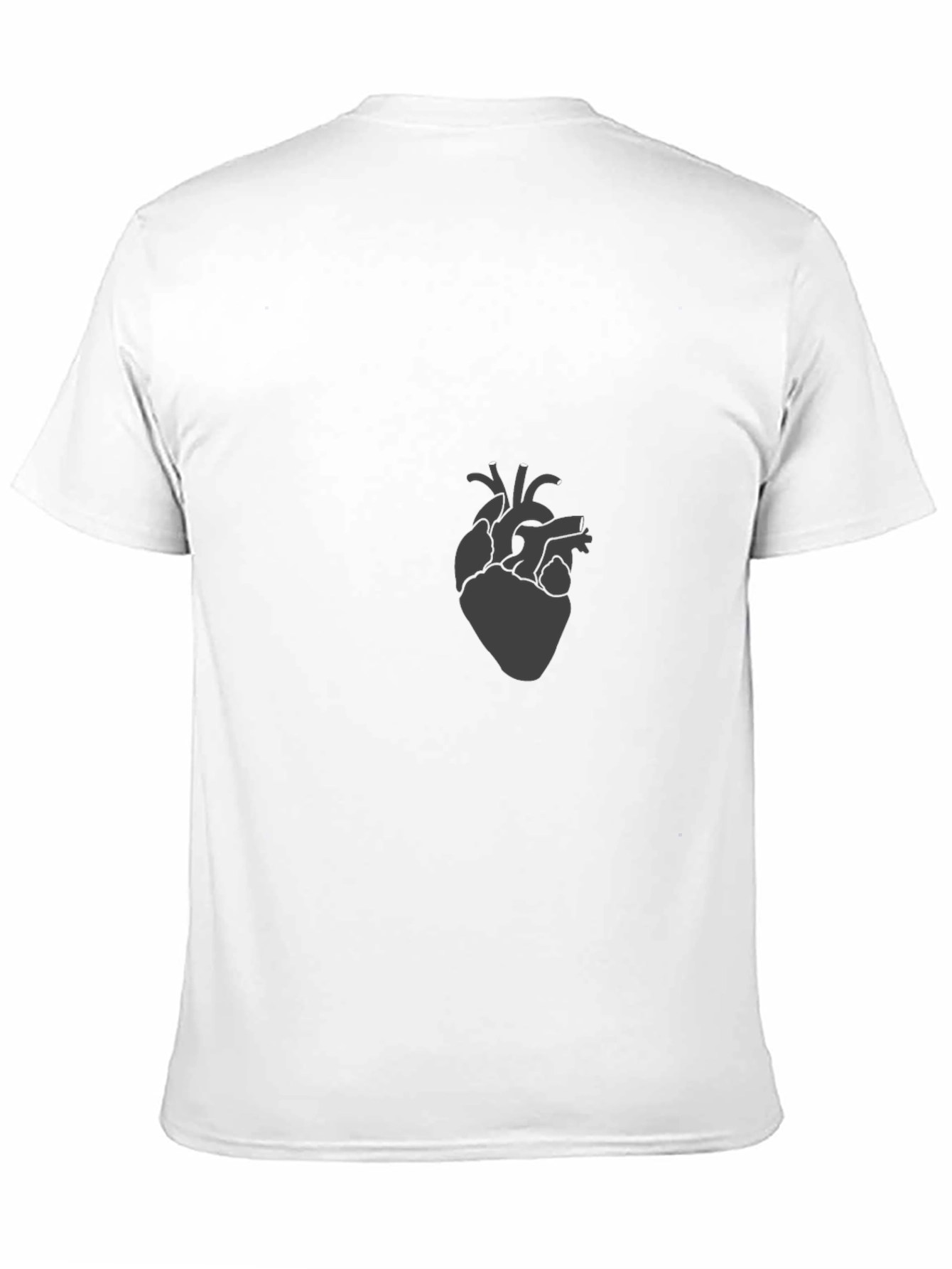 Anatomical Heart Graphic Tee - Modern Style