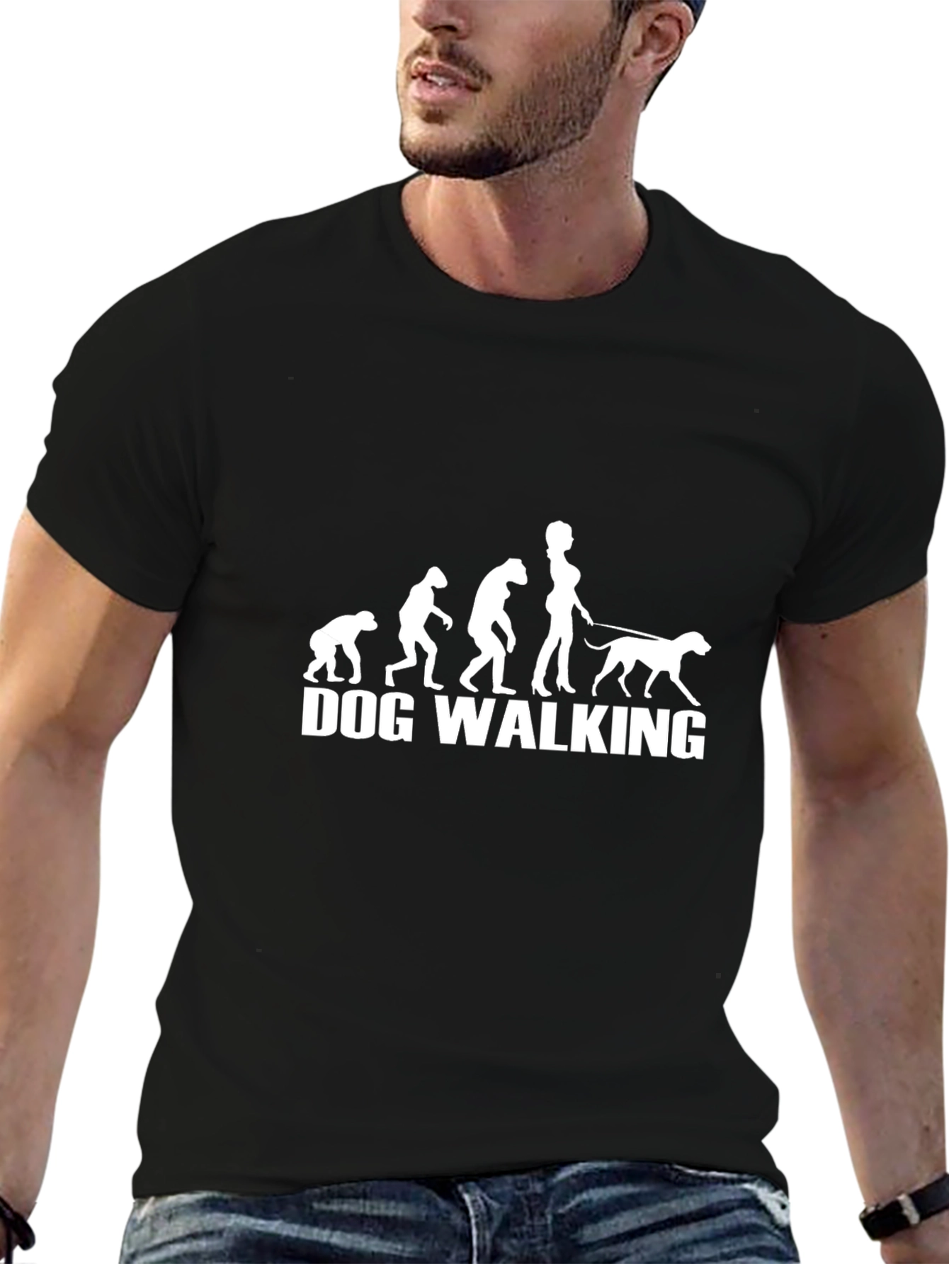 Dog Walking Evolution Graphic Tee - Unisex