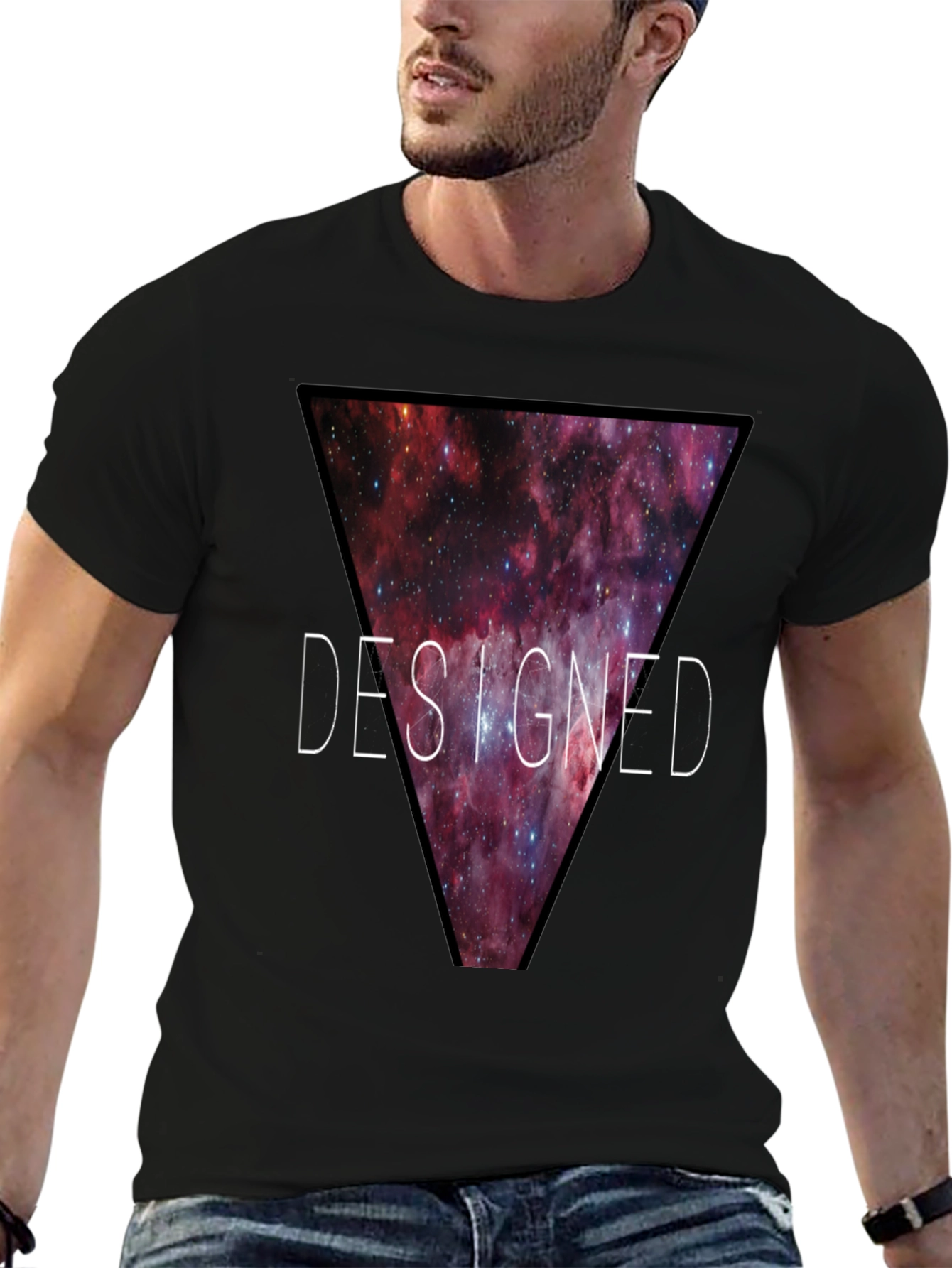 Designed Galaxy T-Shirt - Modern Graphic Tee
