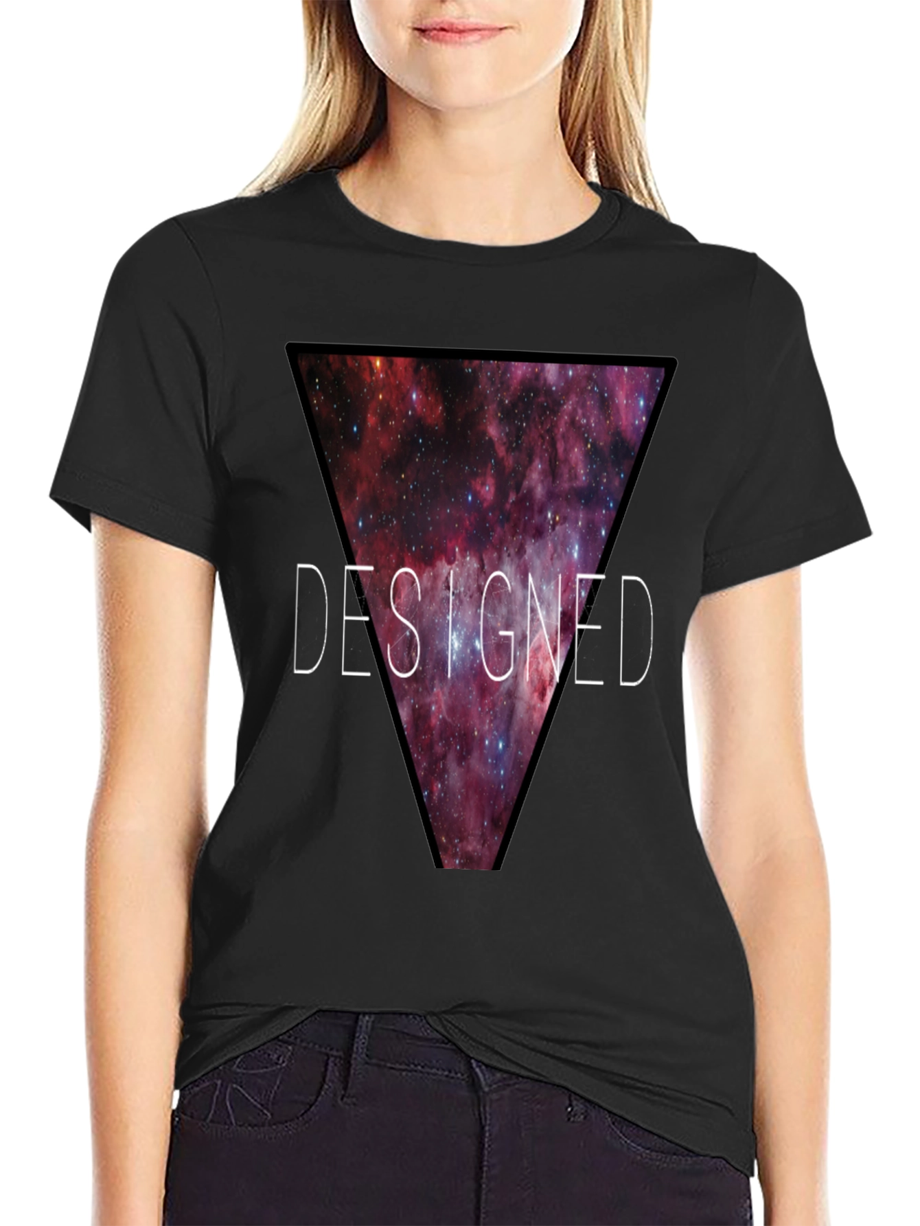 Designed Galaxy T-Shirt - Modern Graphic Tee