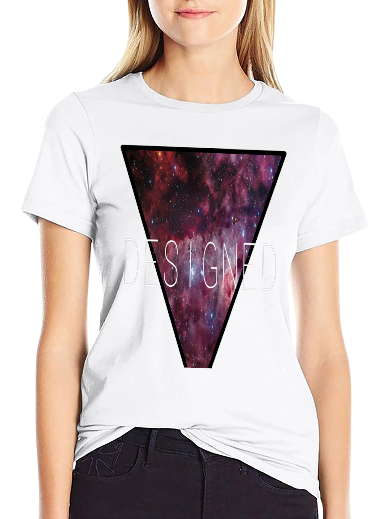 Designed Galaxy T-Shirt - Modern Graphic Tee