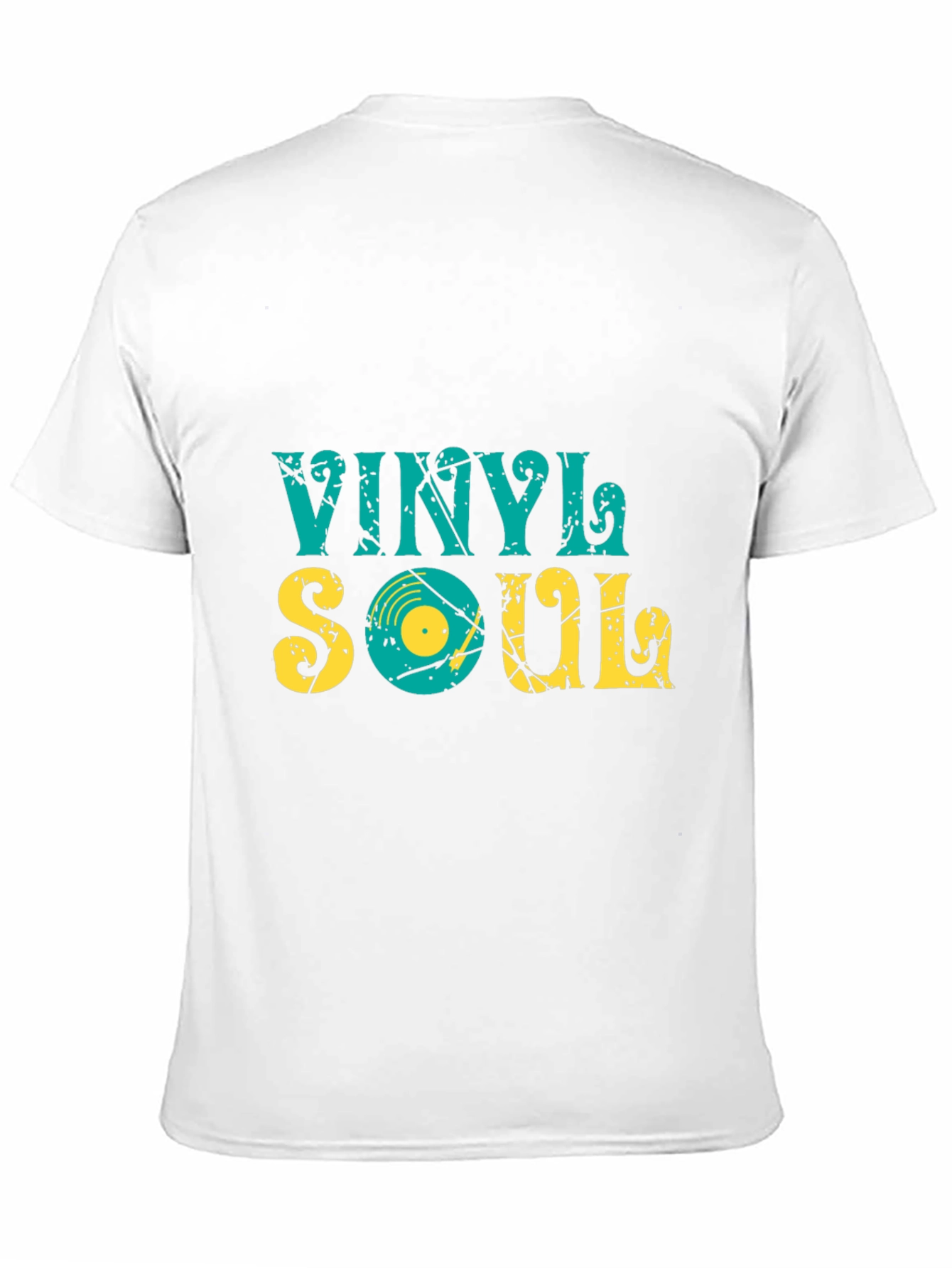 Vinyl Soul Black T-Shirt - Retro Music Tee