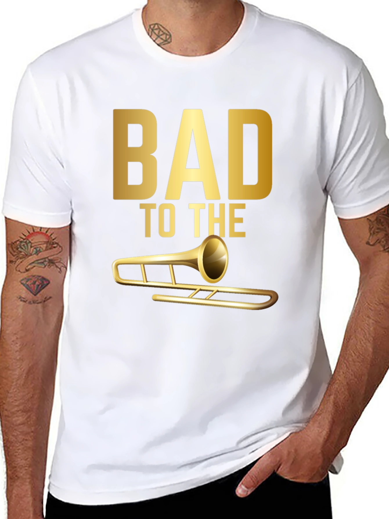 Bad to the Bone Trombone T-Shirt
