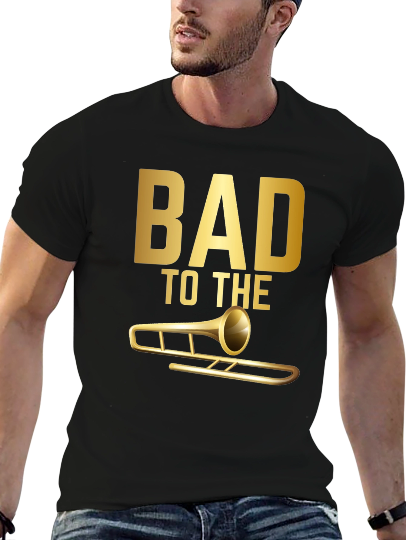 Bad to the Bone Trombone T-Shirt