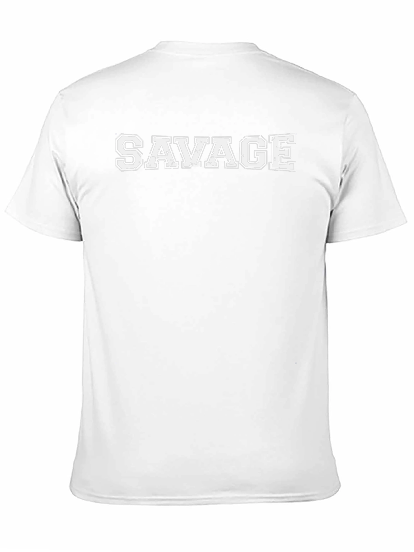 Mens Black Savage Graphic Tee
