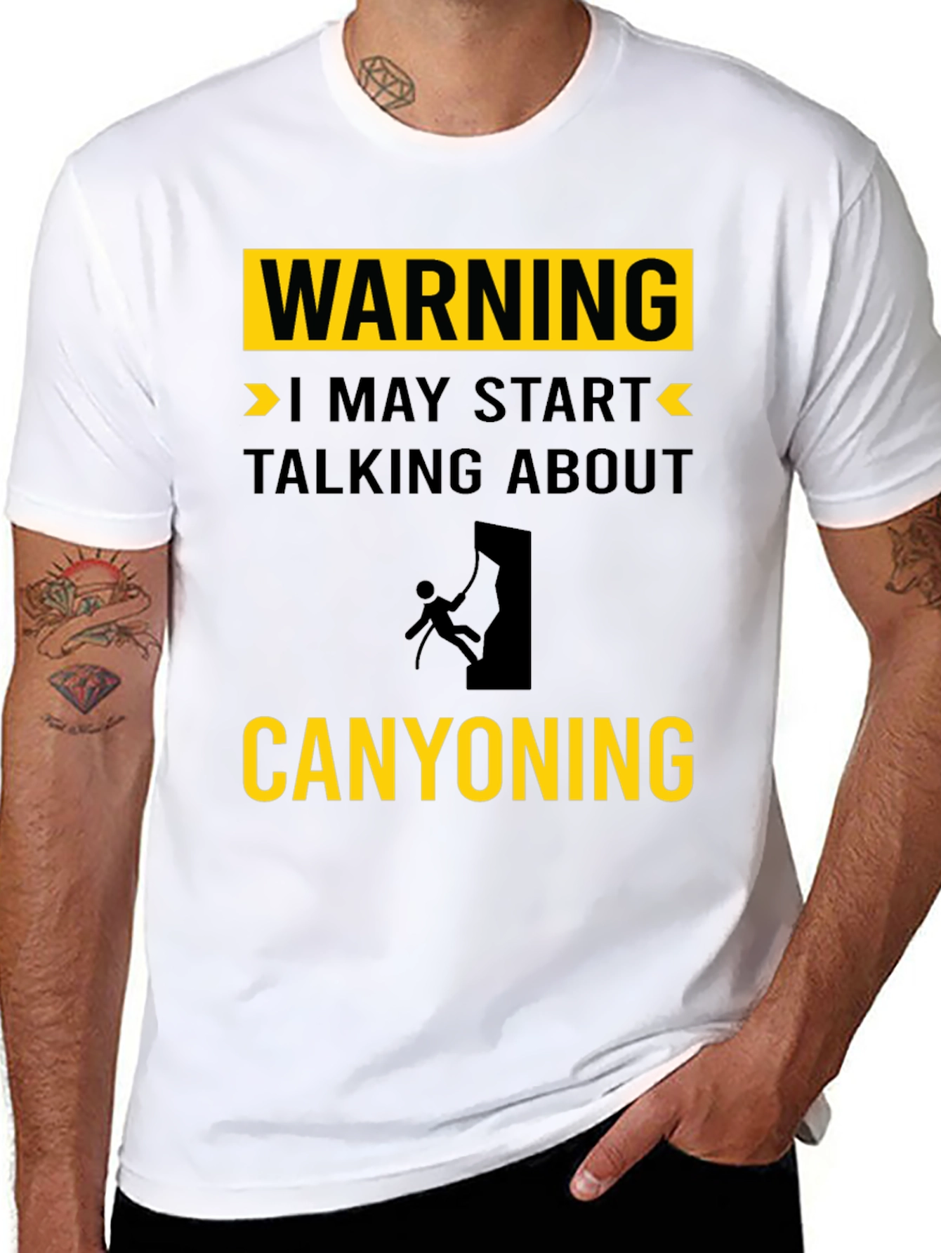 Warning: May Start Talking About Canyoning T-Shirt