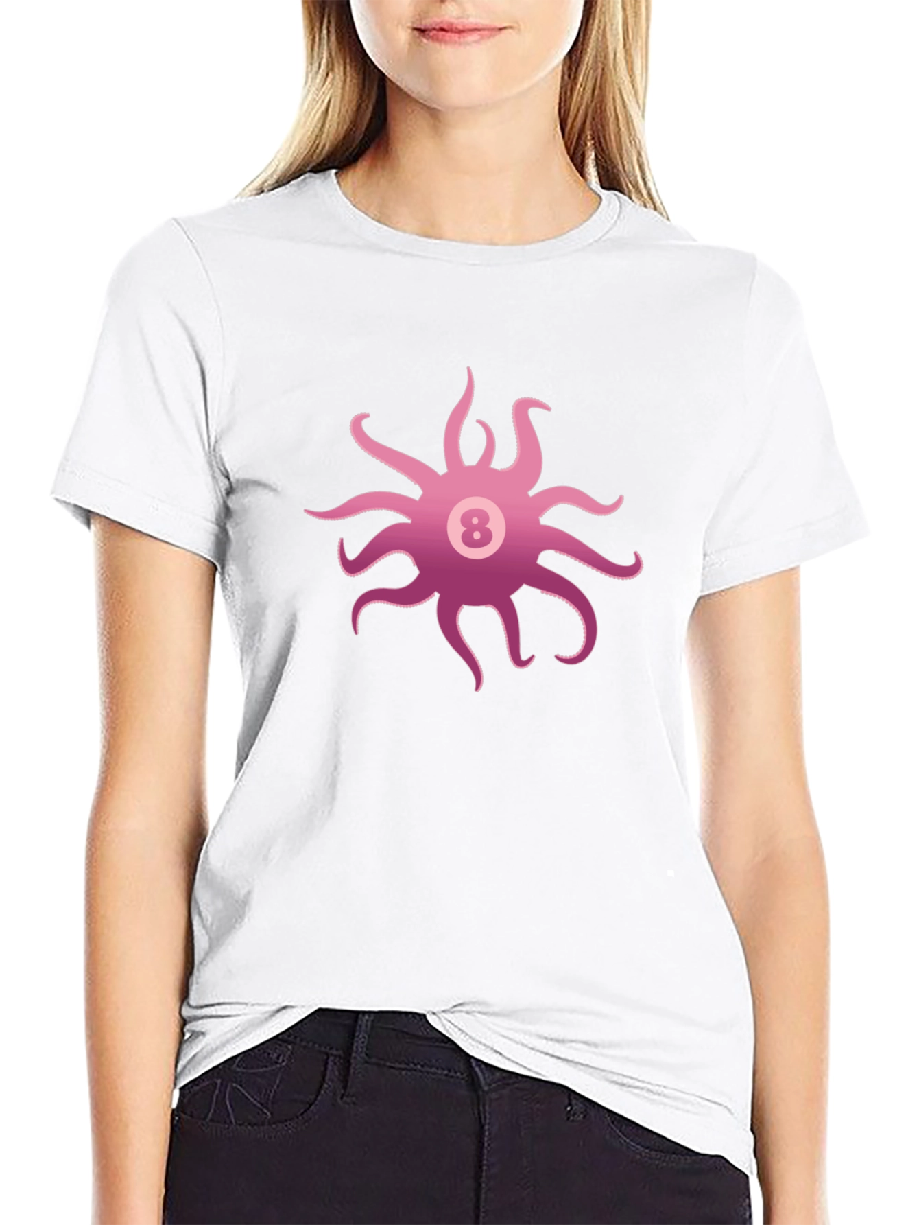 Octopus Eight Ball Graphic Tee