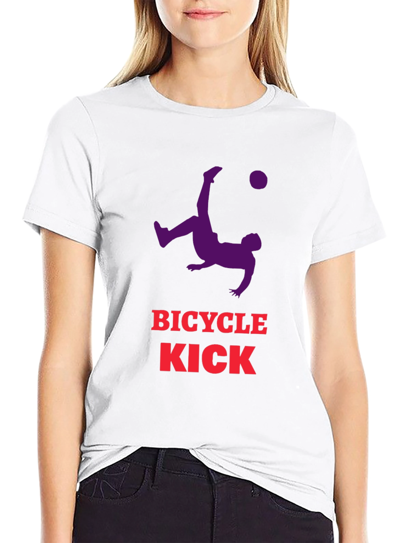 Bicycle Kick Graphic Tee - Soccer Fan T-Shirt