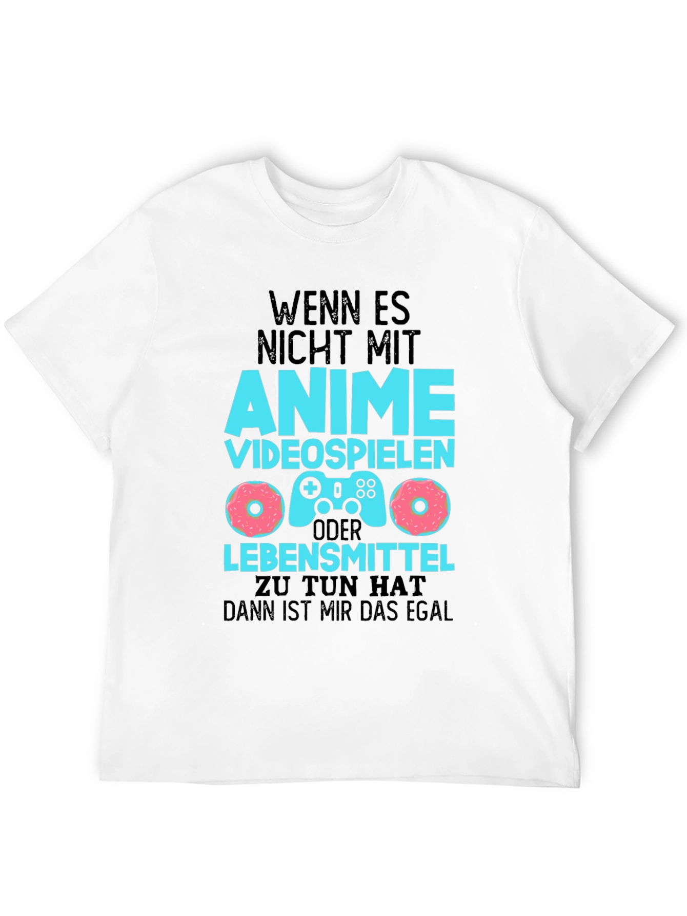 Anime Video Games and Food T-Shirt