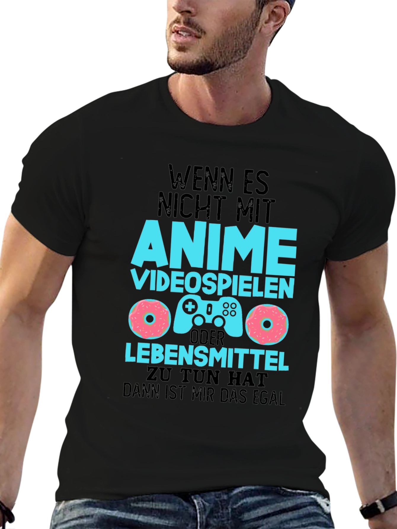 Anime Video Games and Food T-Shirt