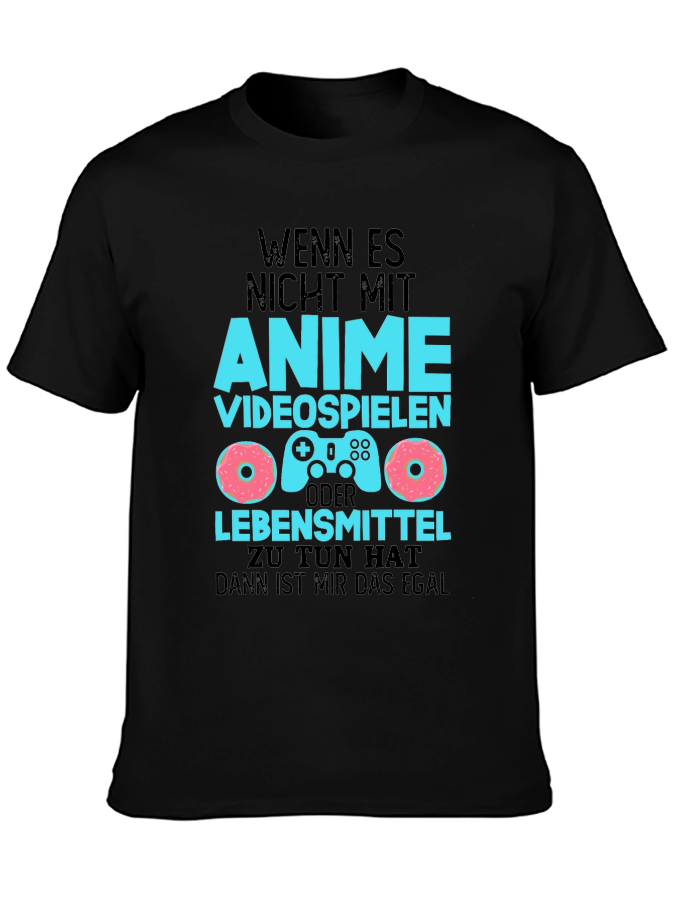 Anime Video Games and Food T-Shirt