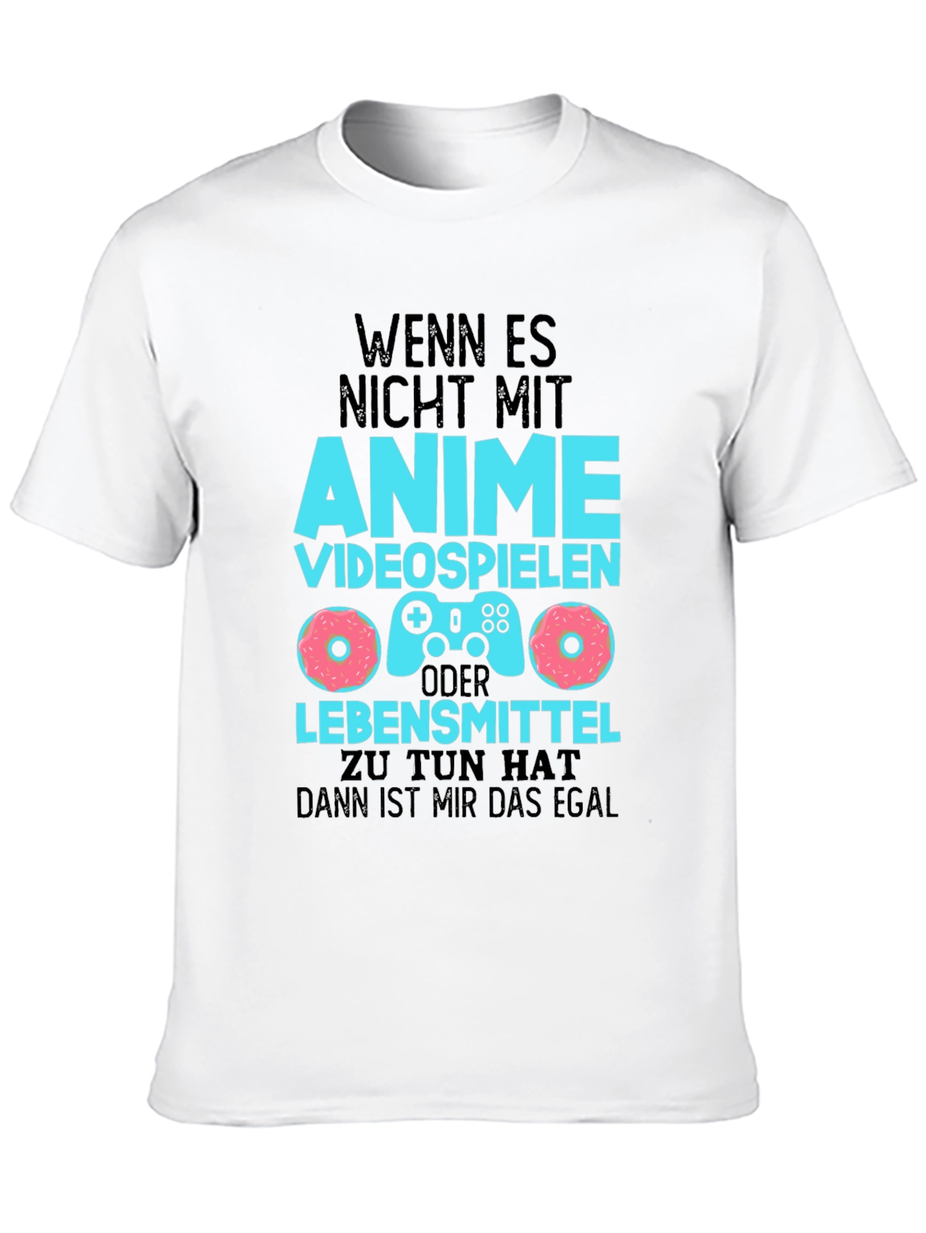 Anime Video Games and Food T-Shirt