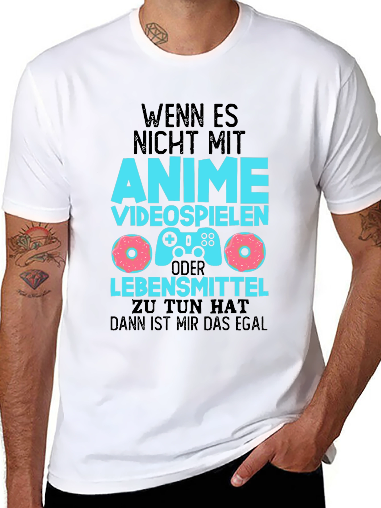 Anime Video Games and Food T-Shirt