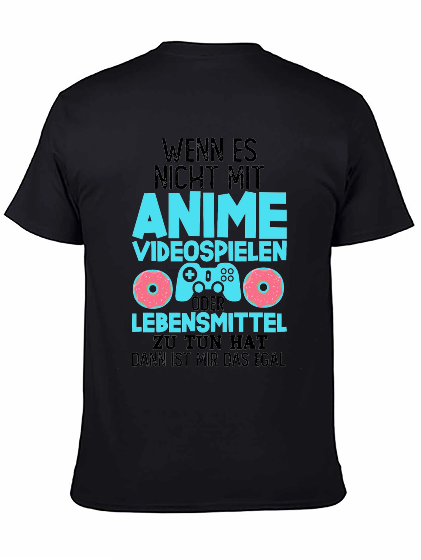 Anime Video Games and Food T-Shirt