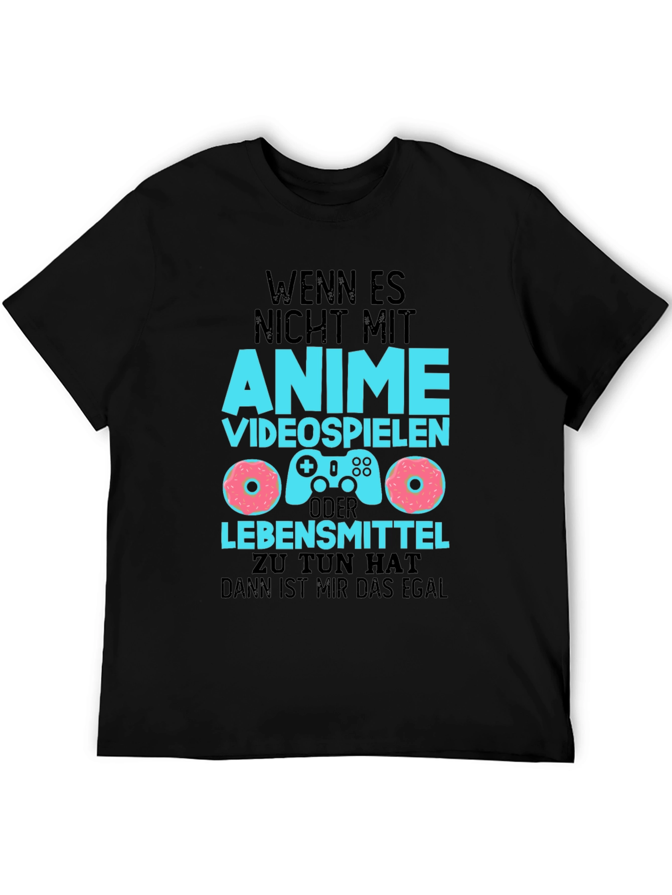 Anime Video Games and Food T-Shirt