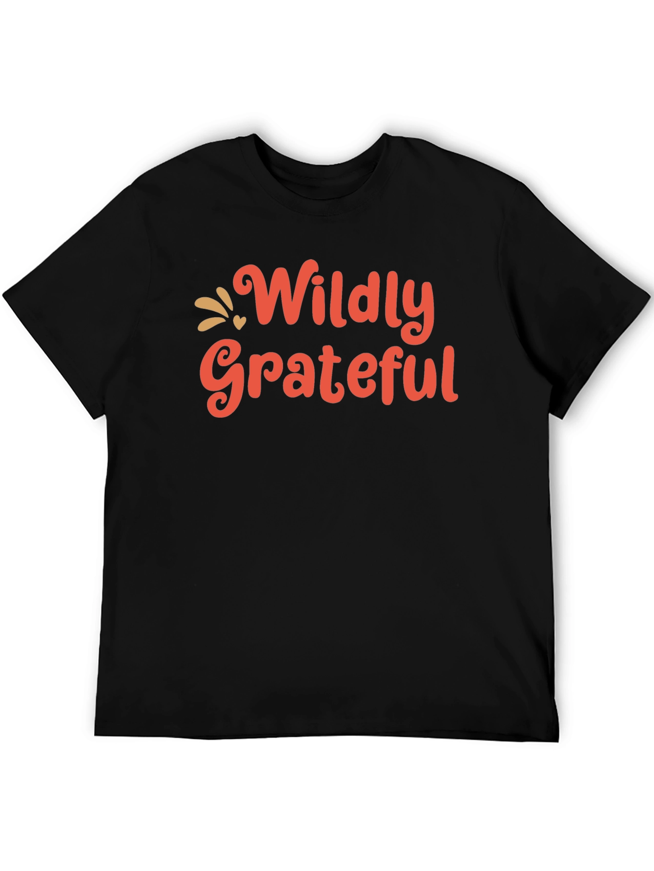 Wildly Grateful Graphic Tee - Black