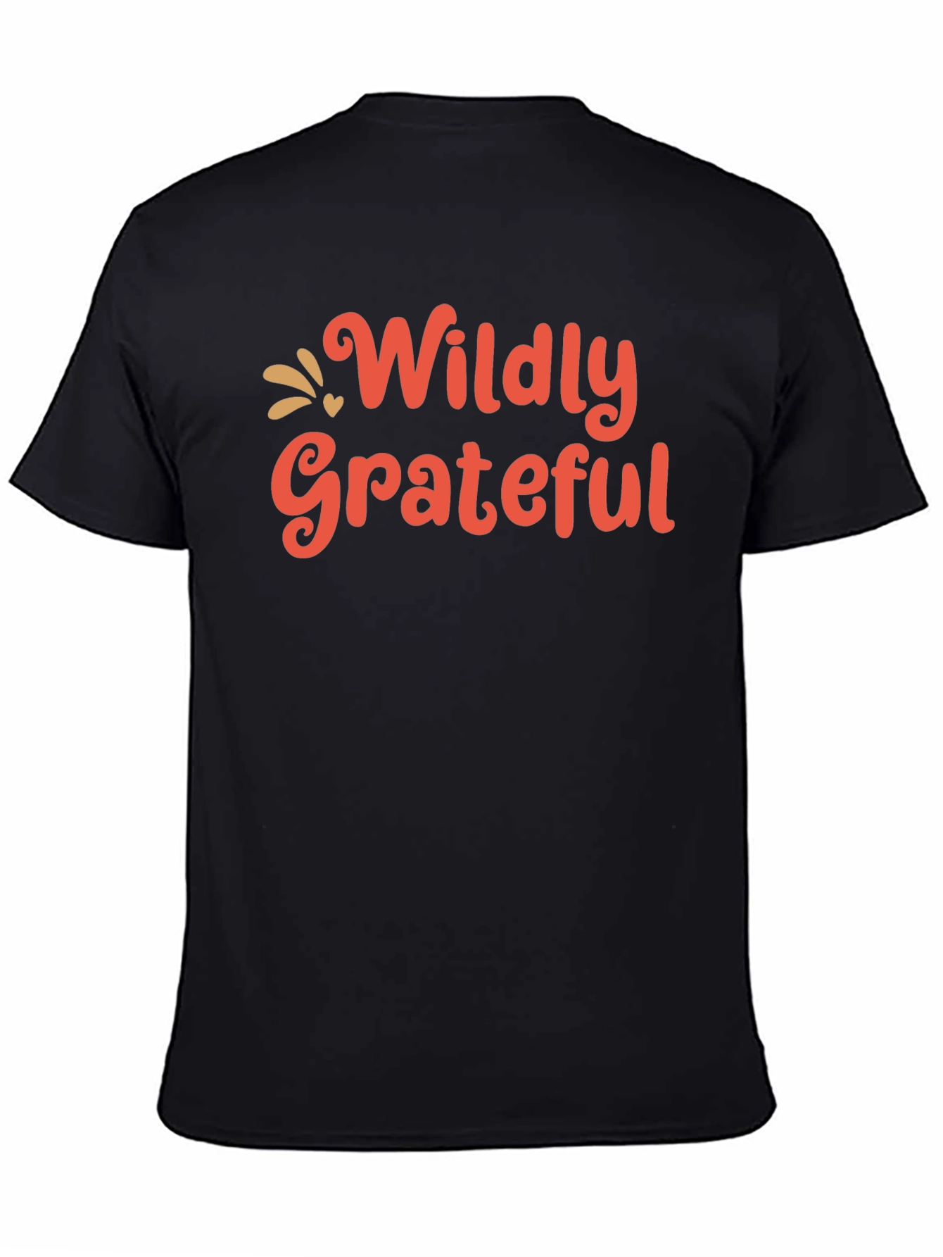 Wildly Grateful Graphic Tee - Black