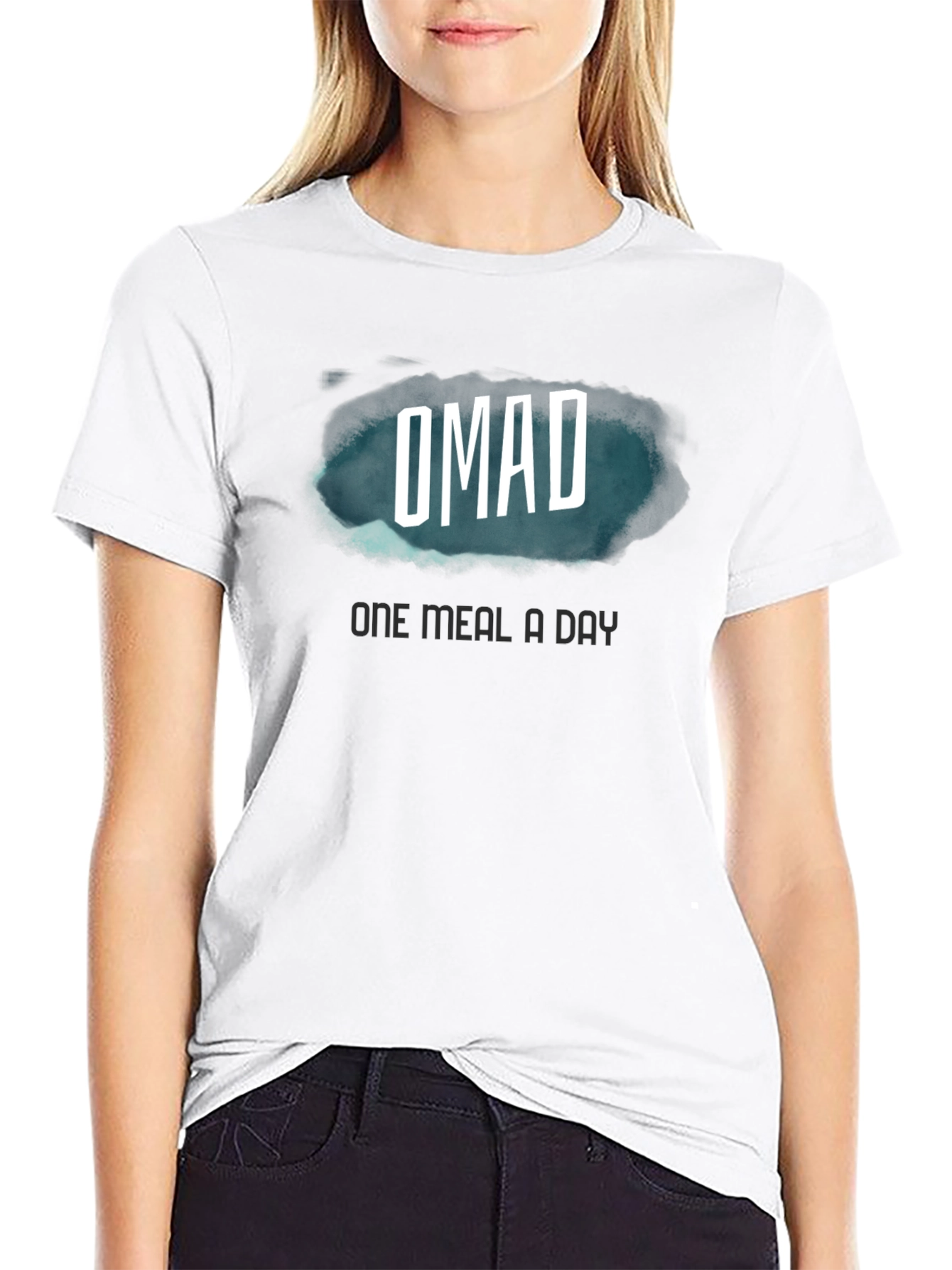OMAD One Meal A Day Black T-Shirt