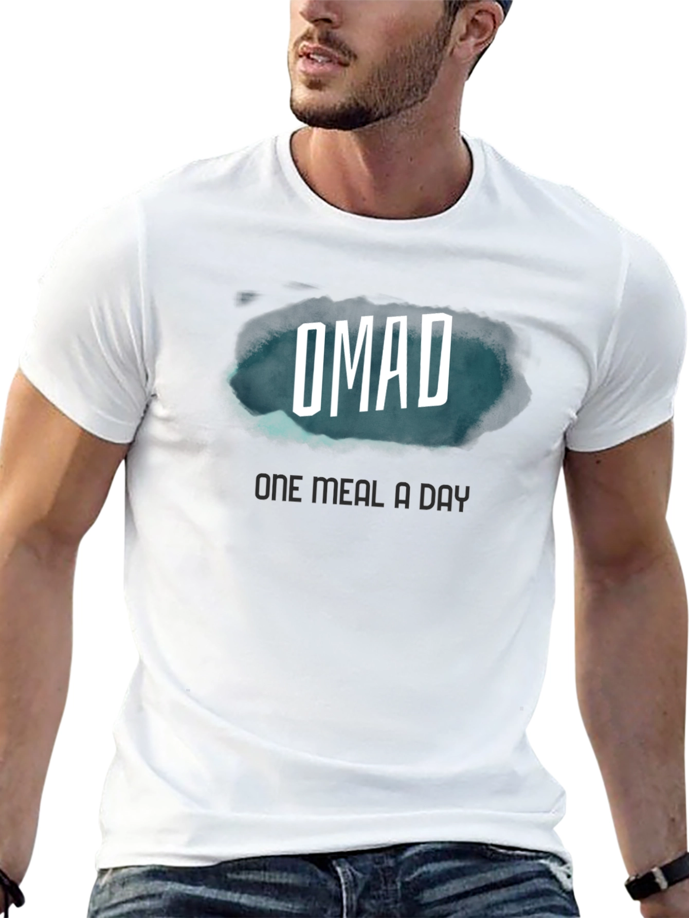 OMAD One Meal A Day Black T-Shirt
