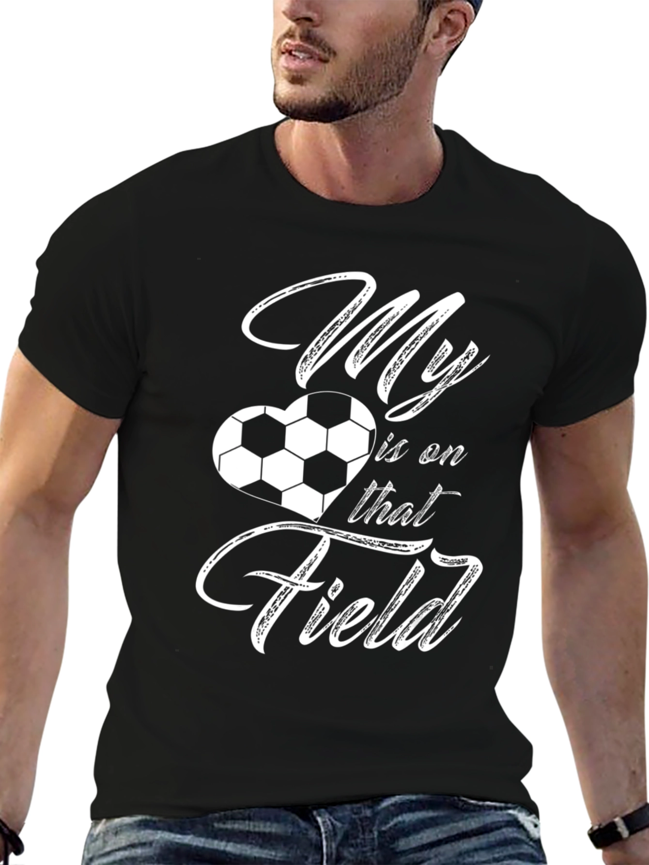 My Heart Is On That Field Soccer T-Shirt