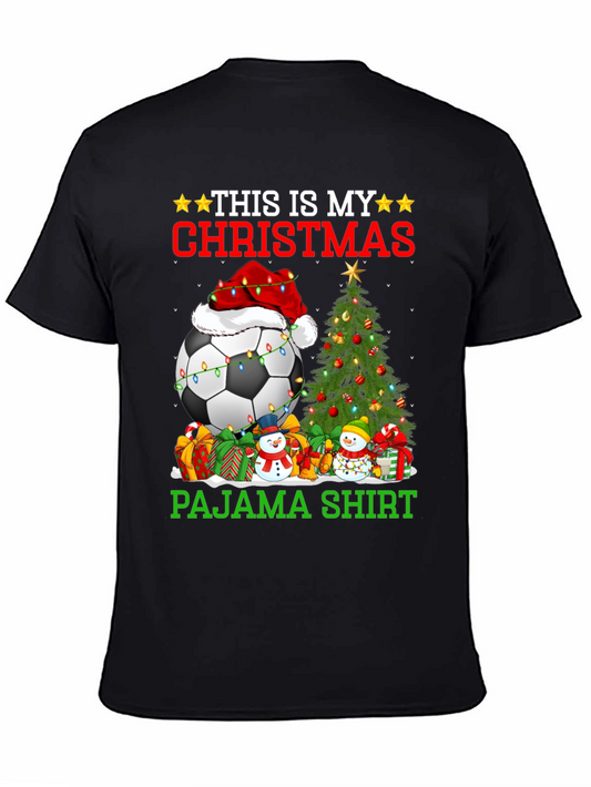 Christmas Soccer Pajama Shirt