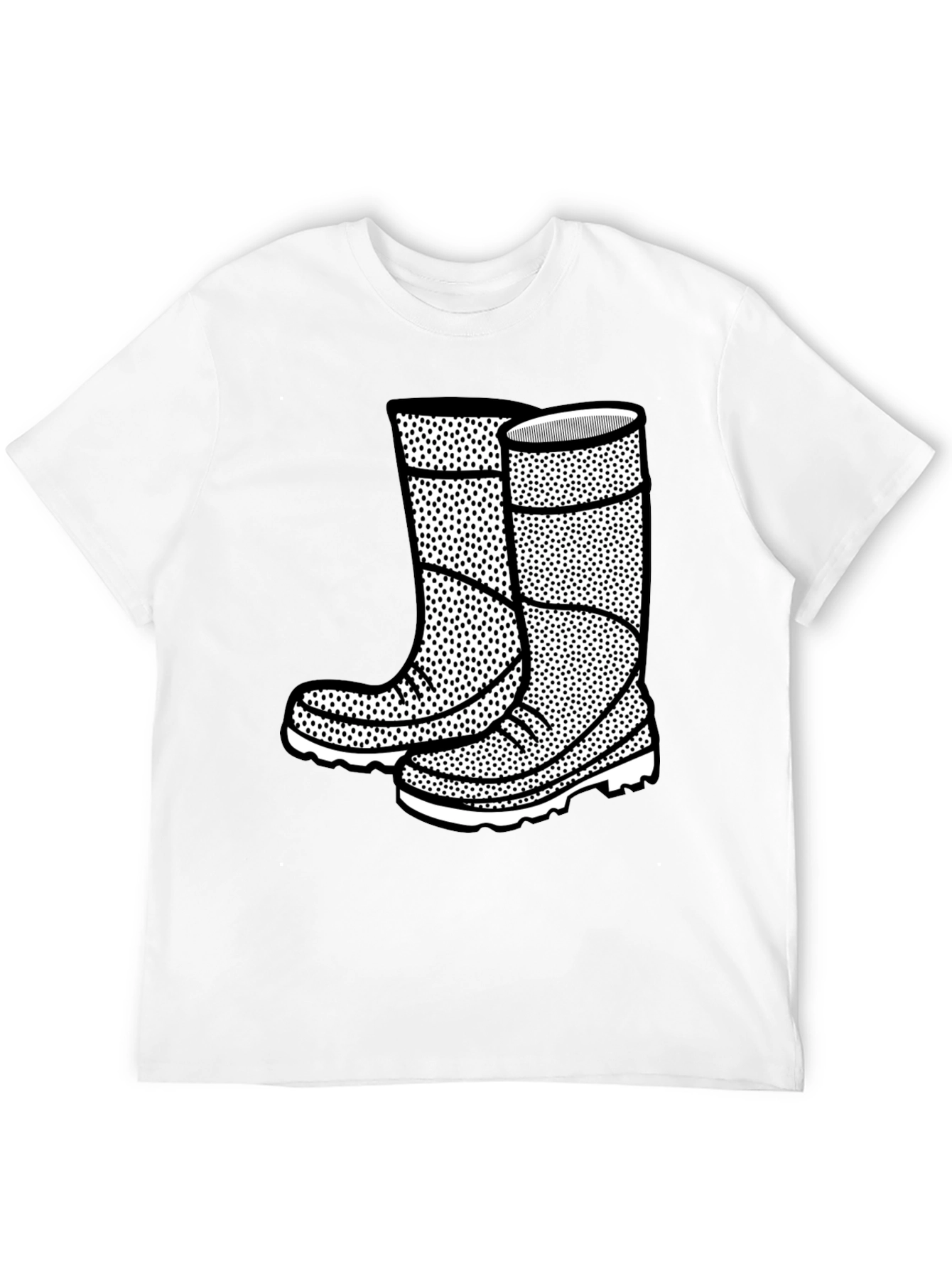 Graphic Tee: Rain Boots Design