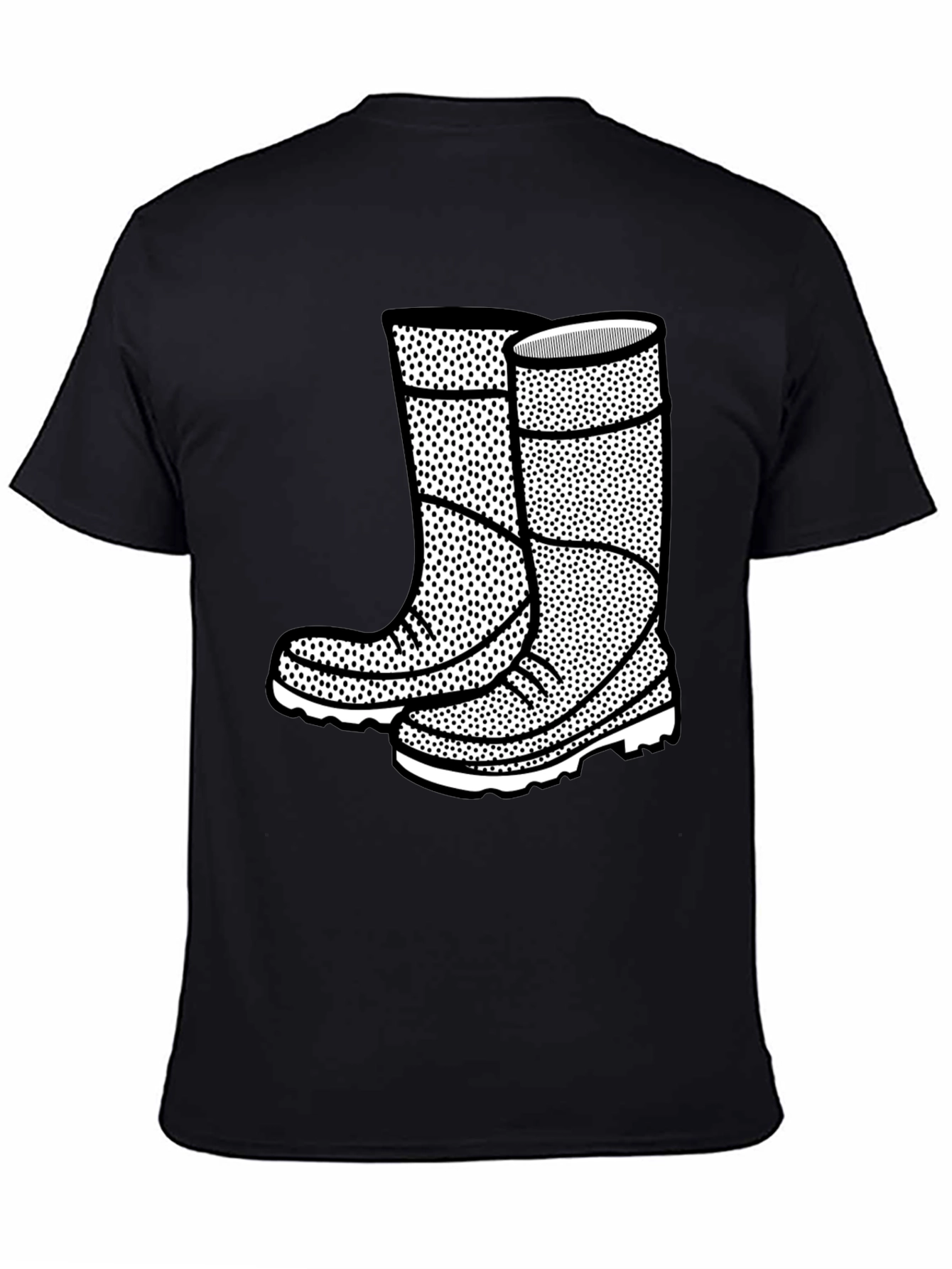 Graphic Tee: Rain Boots Design