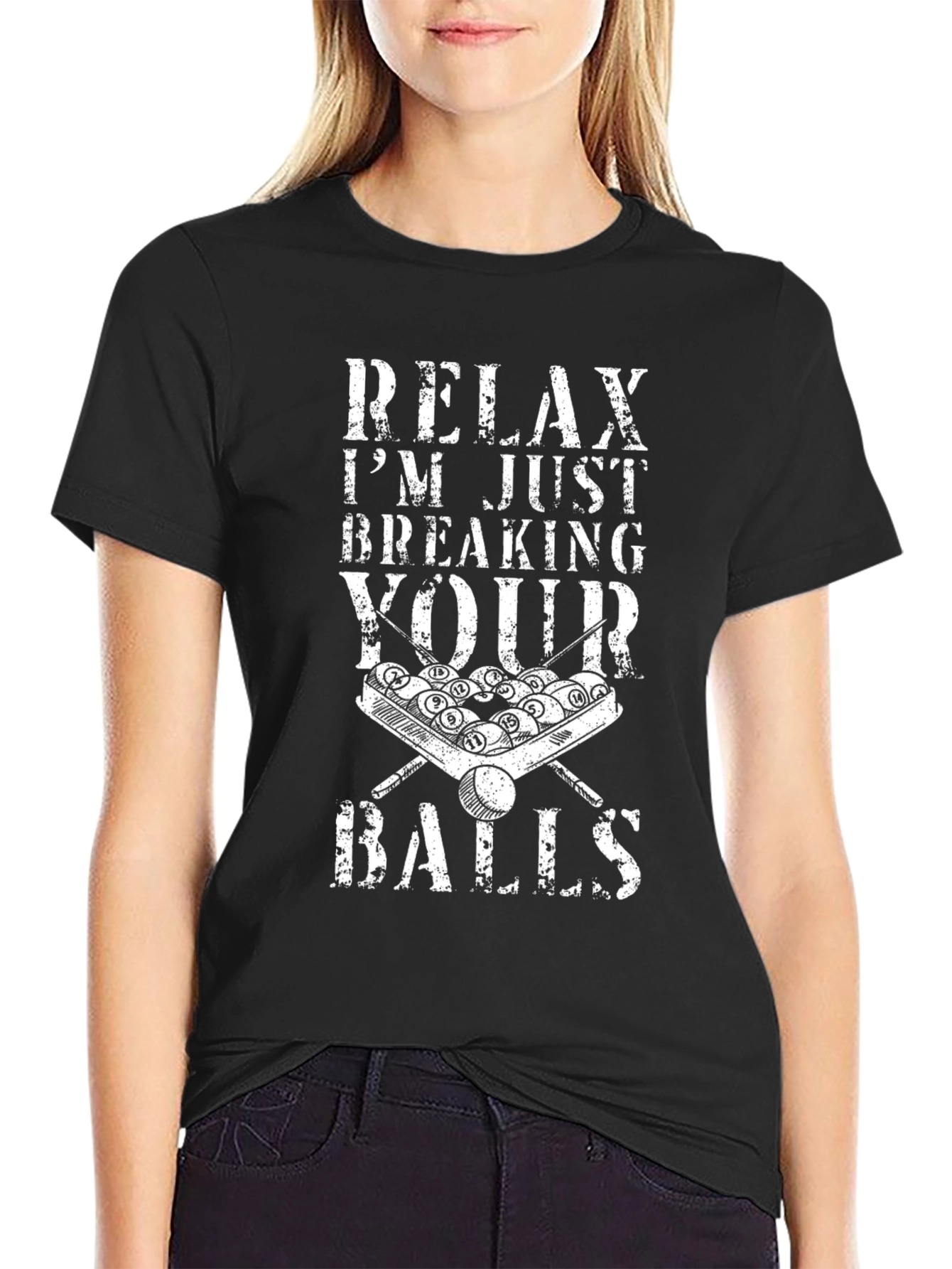 Relax Breaking Balls Graphic T-Shirt