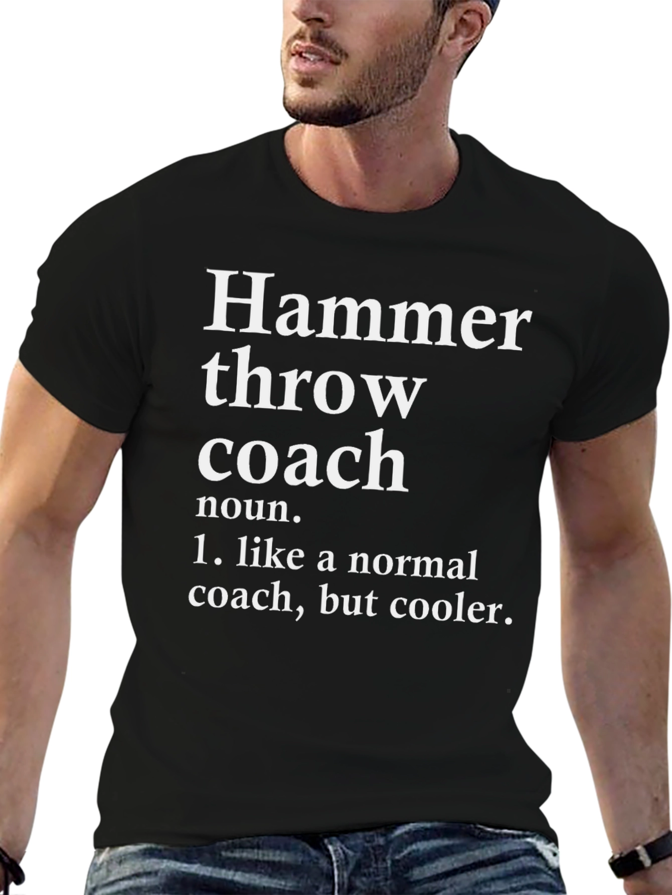 Hammer Throw Coach Definition T-Shirt