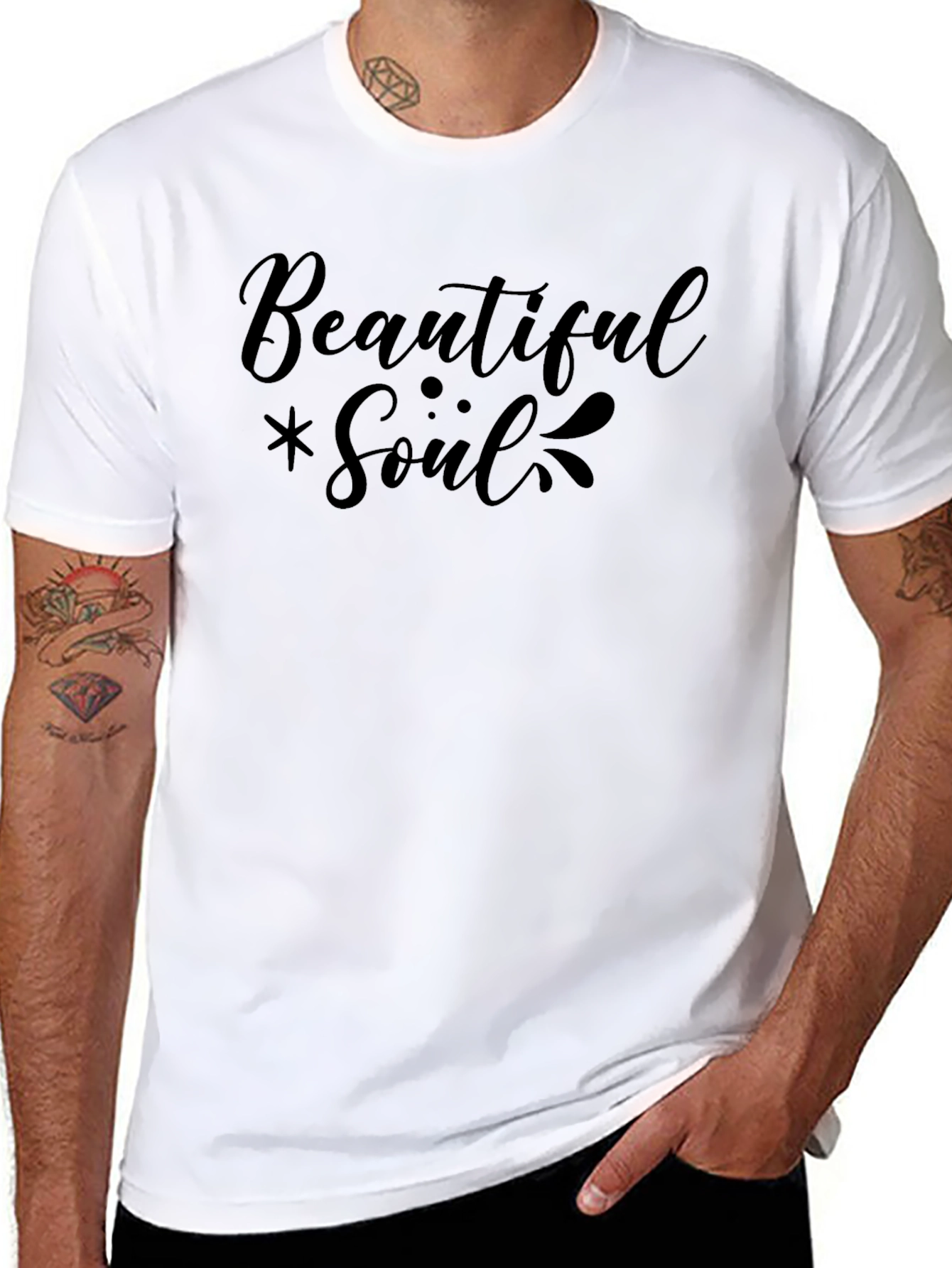 Beautiful Soul Black Graphic Tee