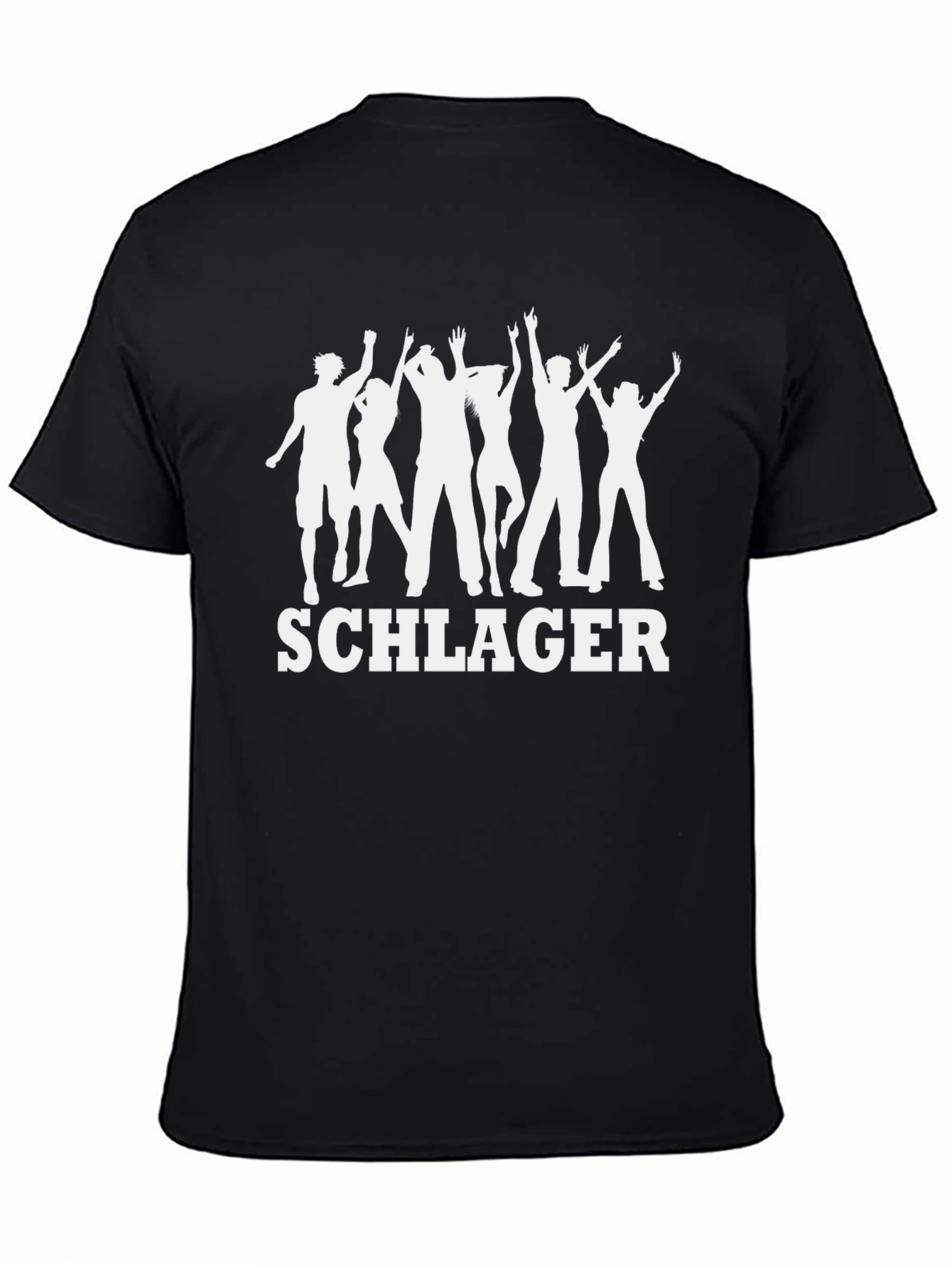 Schlager Party Black T-Shirt