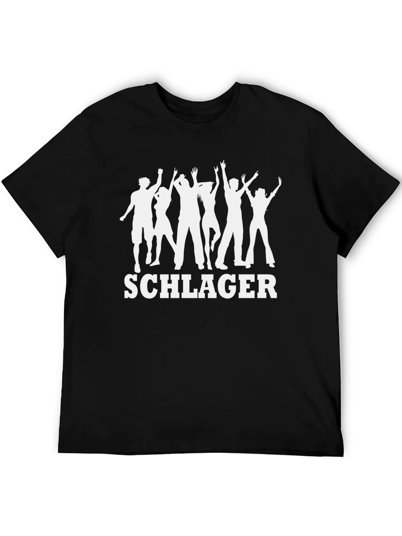 Schlager Party Black T-Shirt