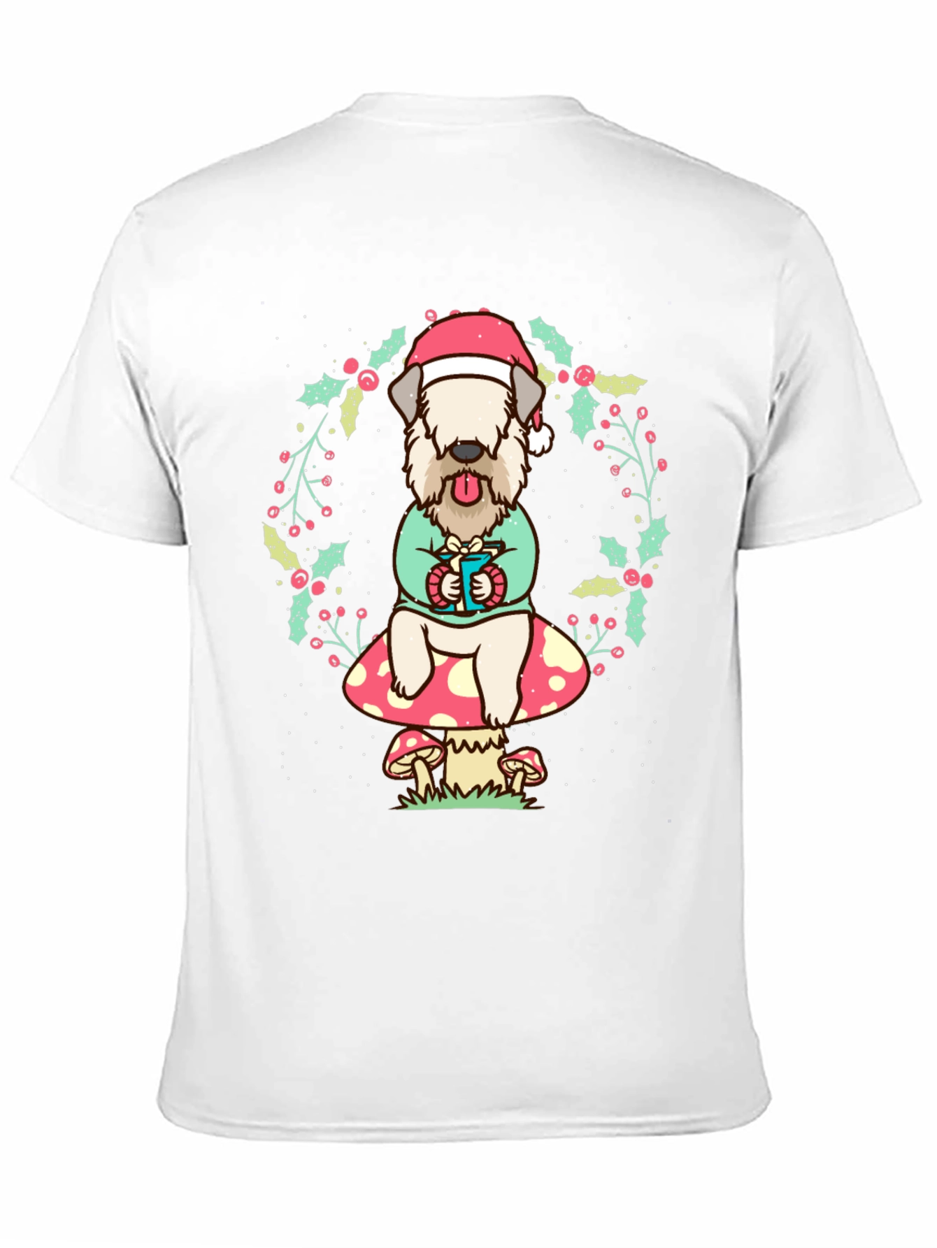 Wheaten Terrier Christmas T-Shirt