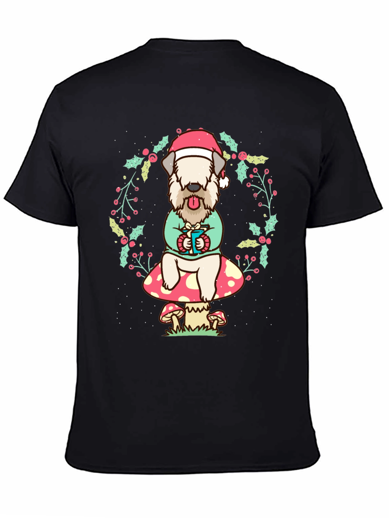 Wheaten Terrier Christmas T-Shirt