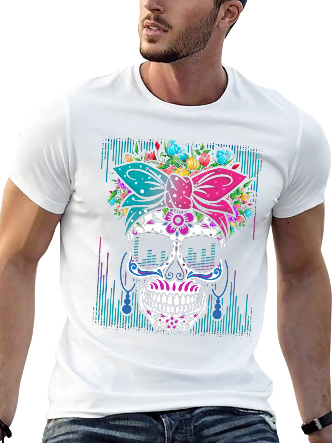 Sugar Skull Graphic T-Shirt