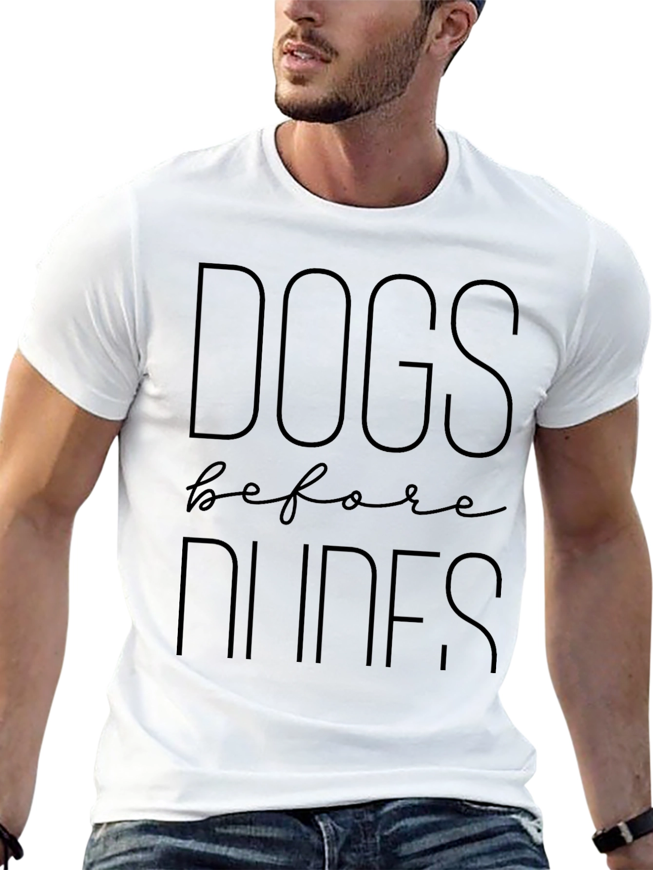 Dogs Before Dudes Graphic T-Shirt - Unisex