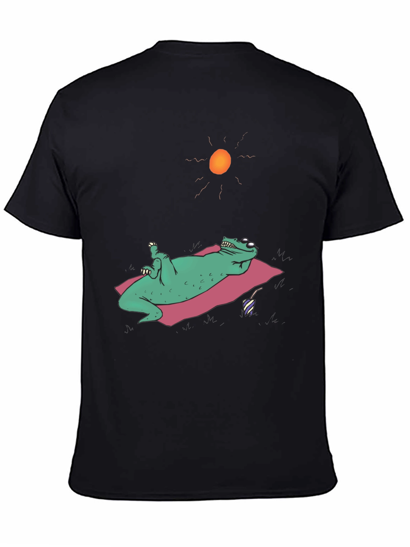 Chill Frog T-Shirt - Relaxed Reptile Summer Fun