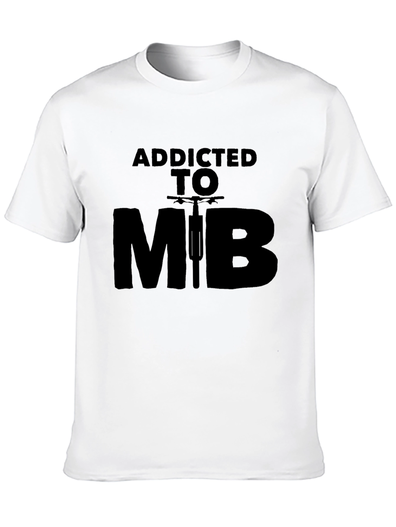 Addicted to MTB Black Graphic Tee