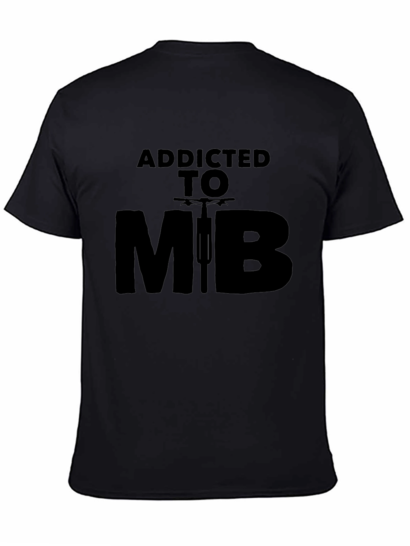 Addicted to MTB Black Graphic Tee