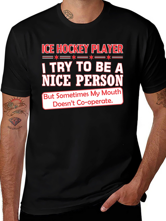 Ice Hockey Player Funny T-Shirt