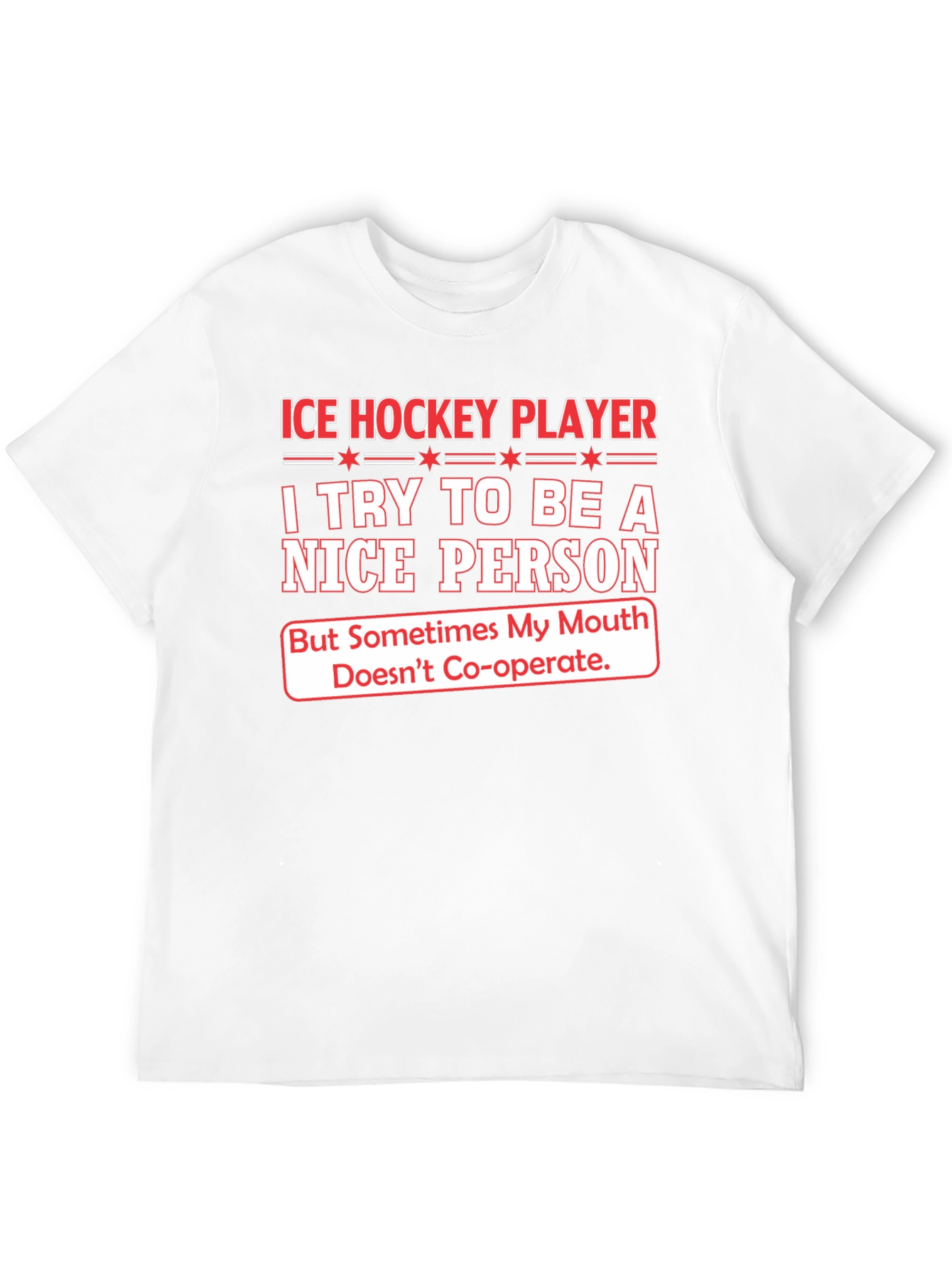 Ice Hockey Player Funny T-Shirt