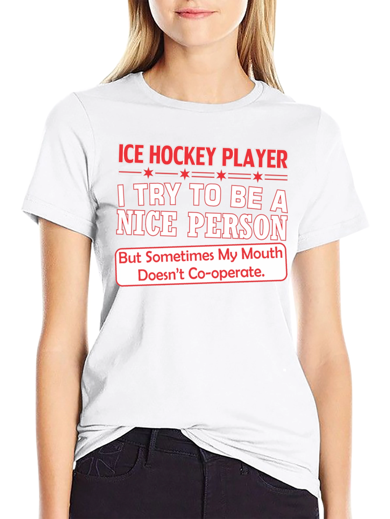 Ice Hockey Player Funny T-Shirt