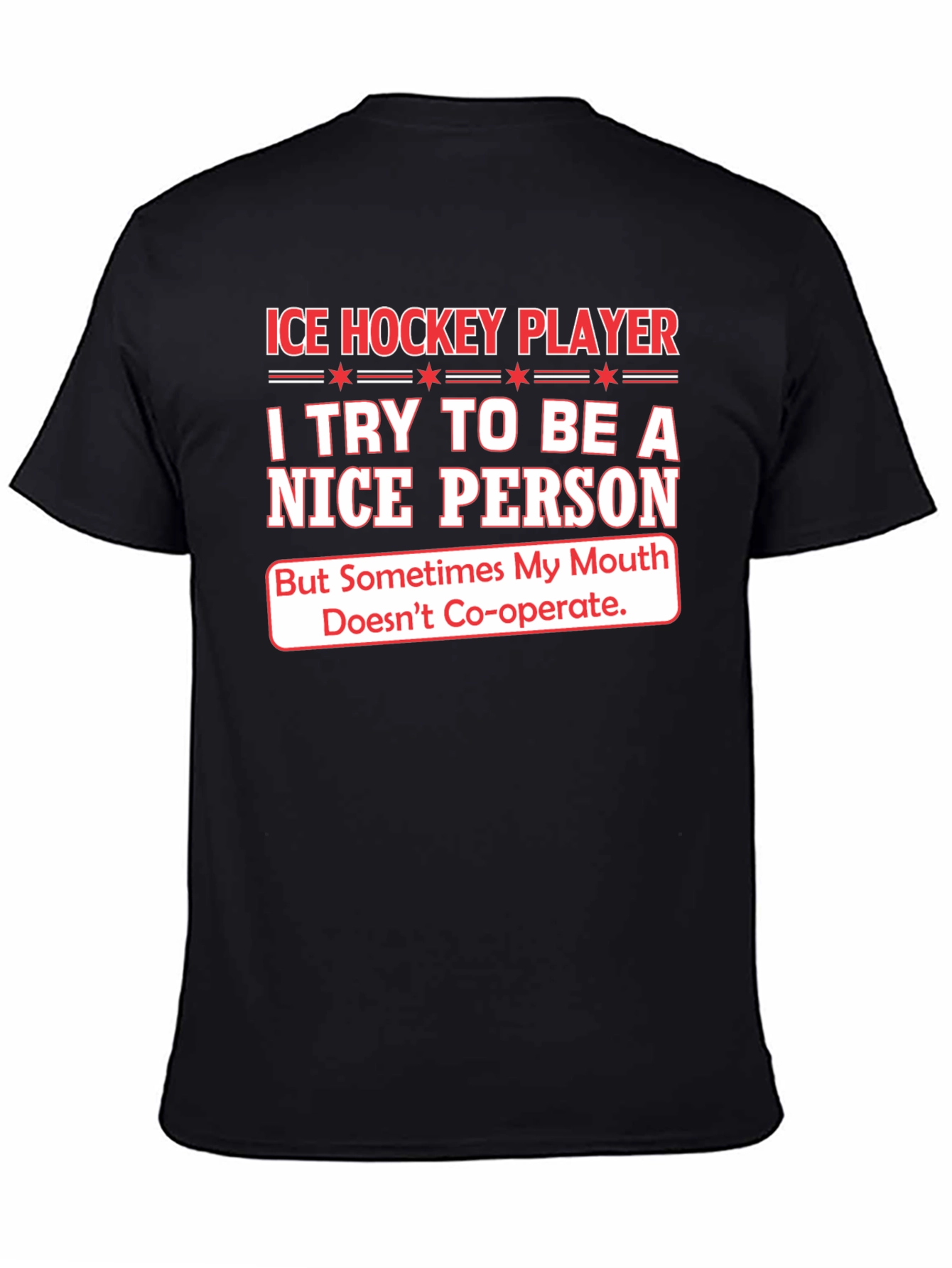 Ice Hockey Player Funny T-Shirt