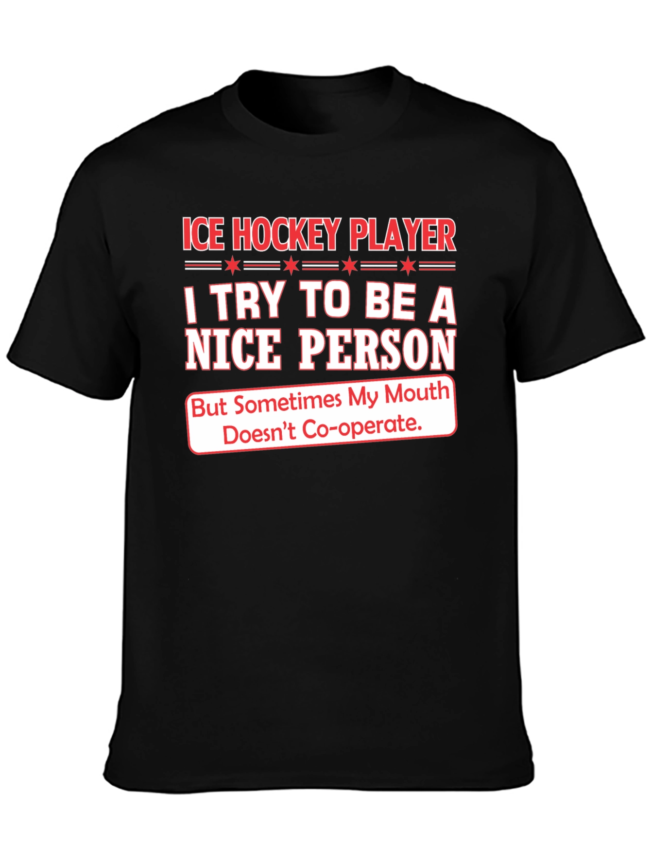 Ice Hockey Player Funny T-Shirt