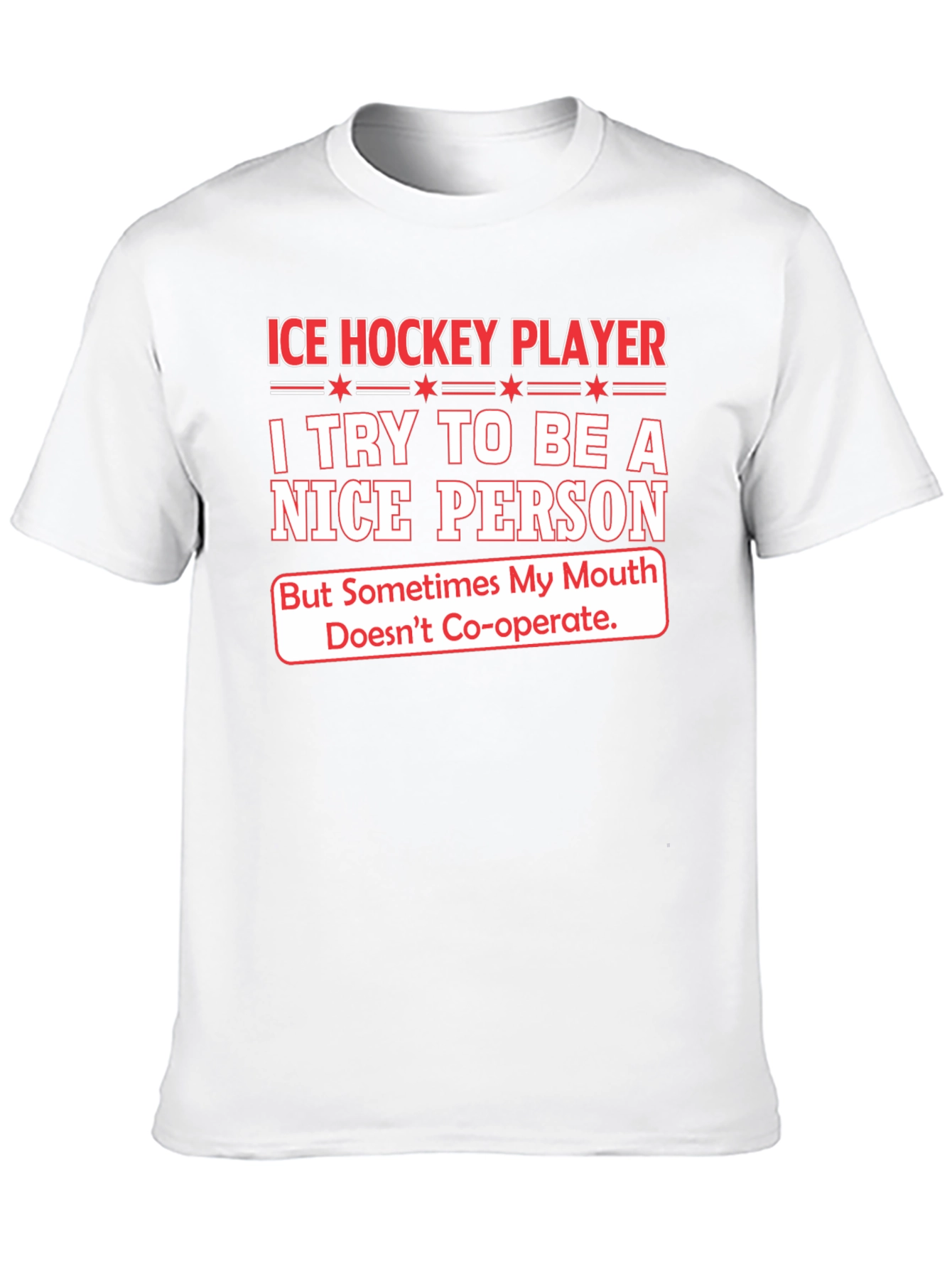 Ice Hockey Player Funny T-Shirt