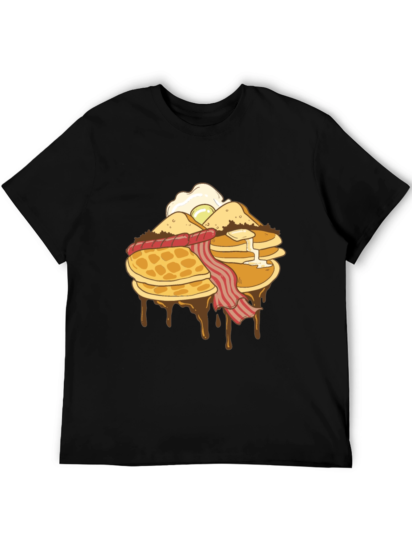 Breakfast Stack Graphic T-Shirt