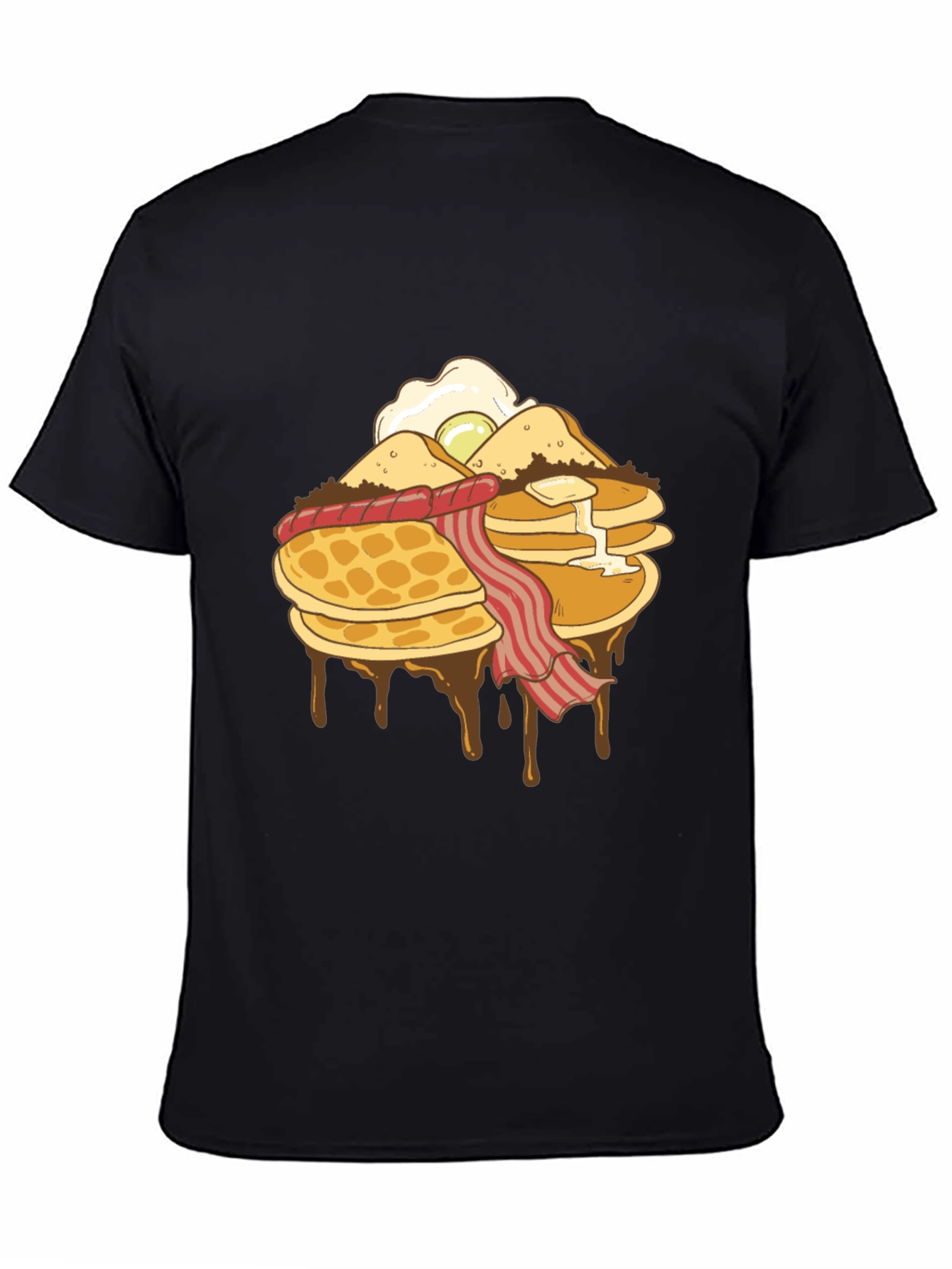 Breakfast Stack Graphic T-Shirt