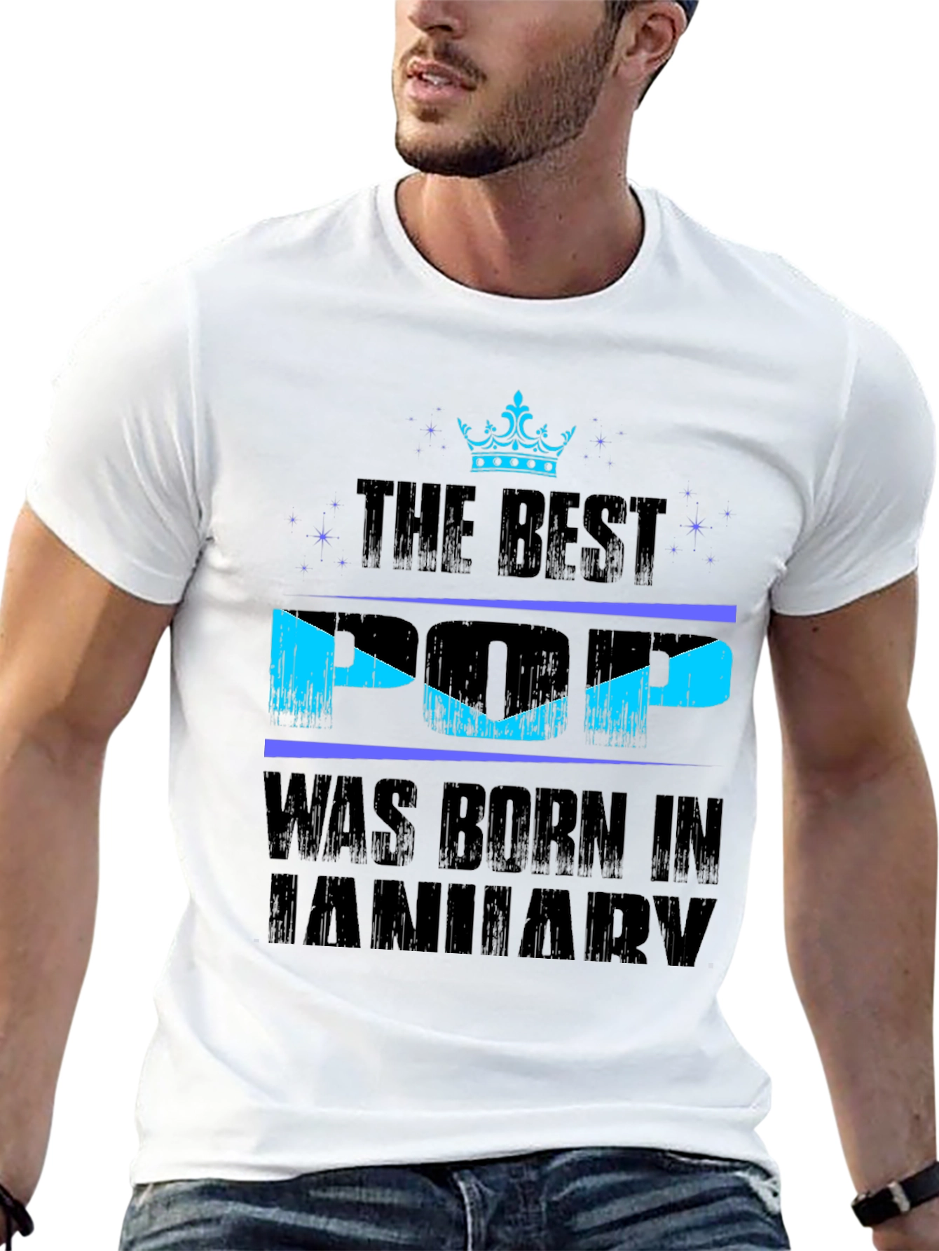 The Best Pop Born in January Graphic T-Shirt