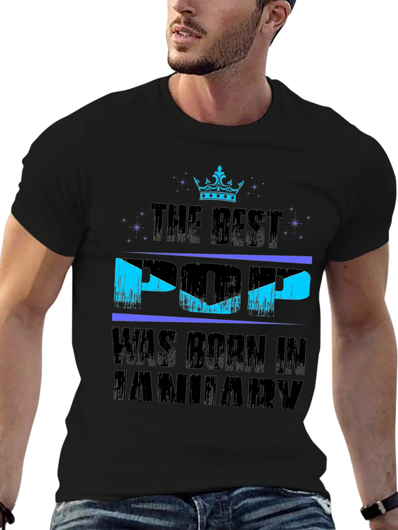 The Best Pop Born in January Graphic T-Shirt