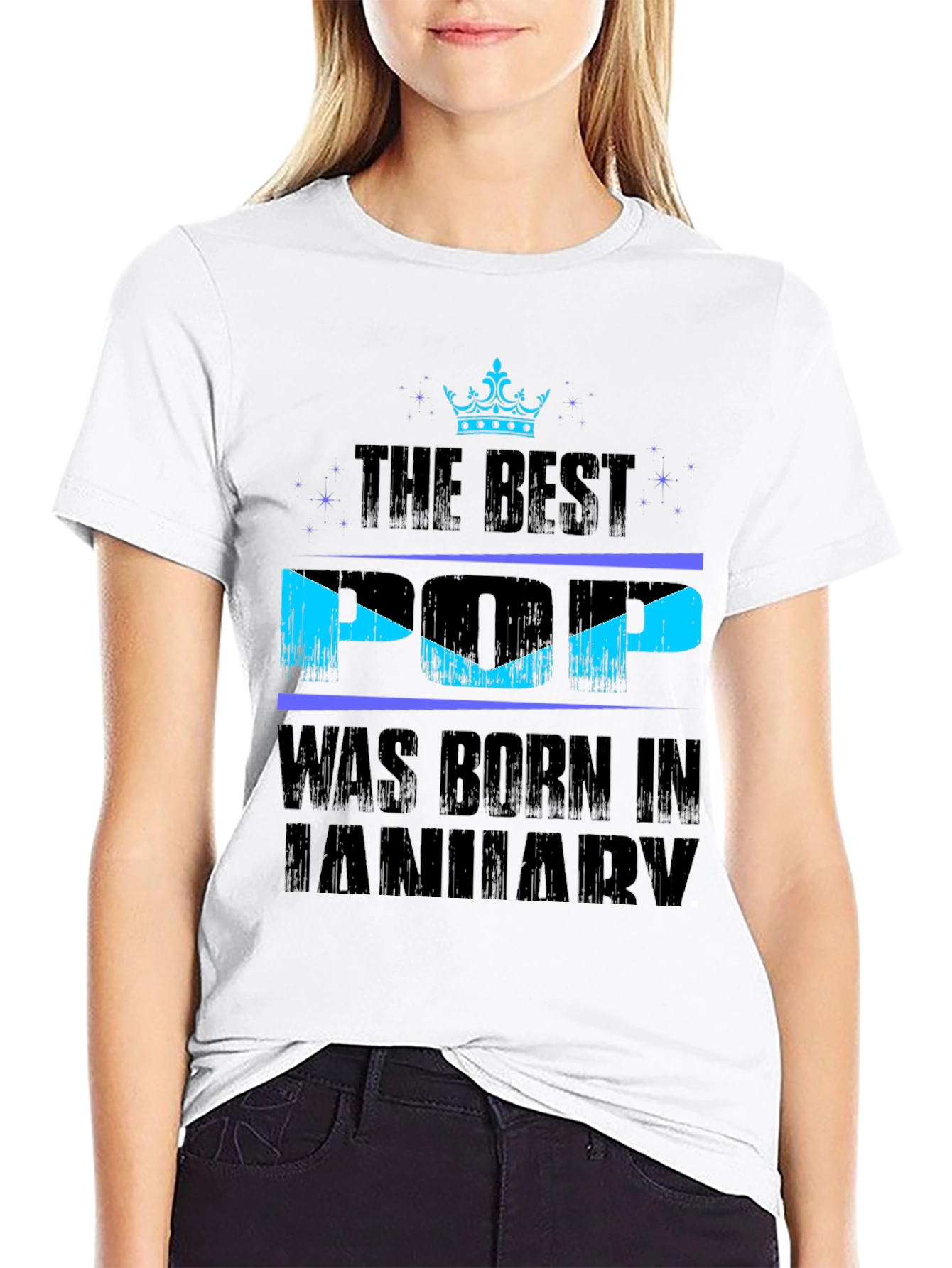 The Best Pop Born in January Graphic T-Shirt